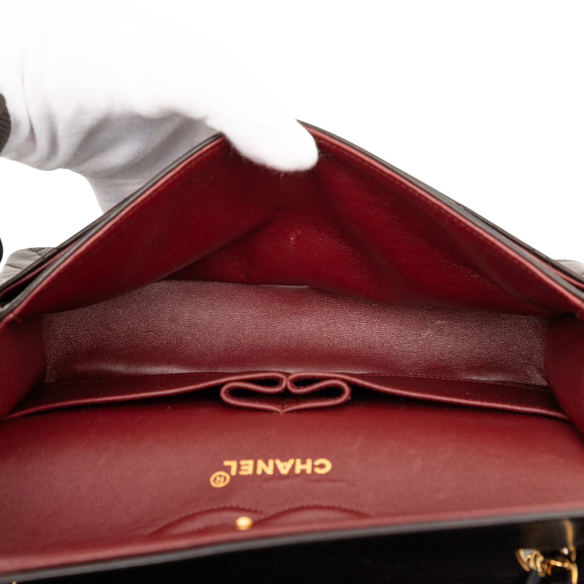 Chanel Medium Classic Lambskin Double Flap - image 4