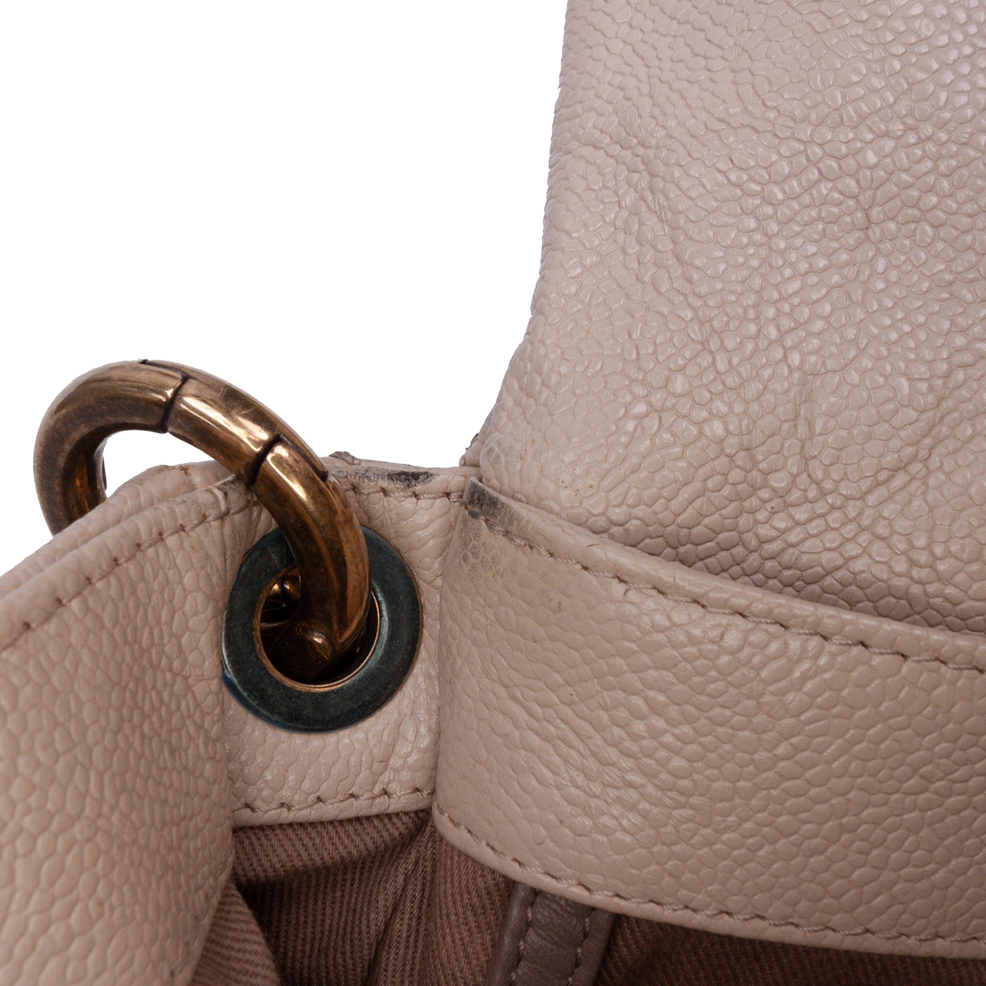 Chanel Medium Quilted Caviar Coco Pleats Messenger Flap - image 7