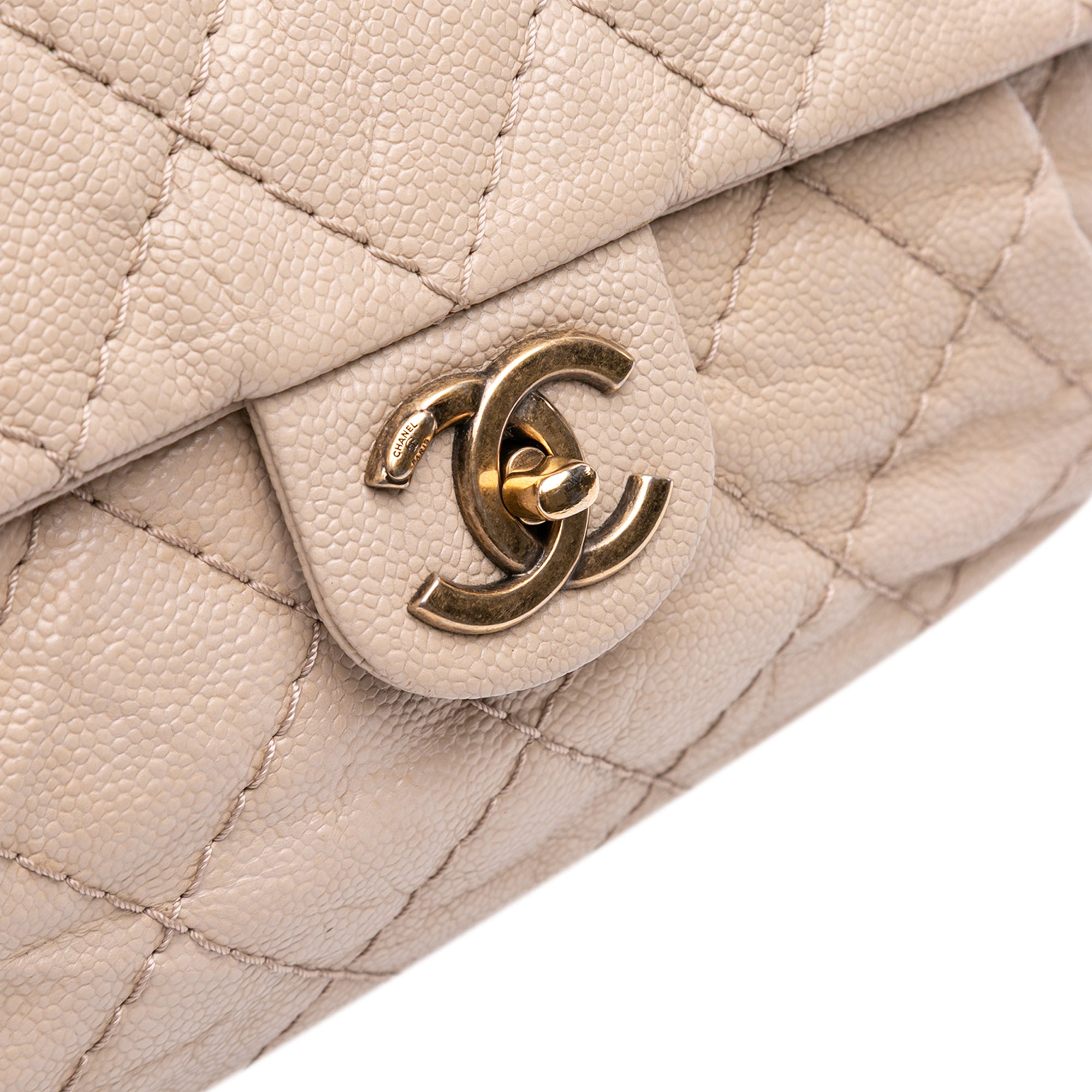 Chanel Medium Quilted Caviar Coco Pleats Messenger Flap - image 8