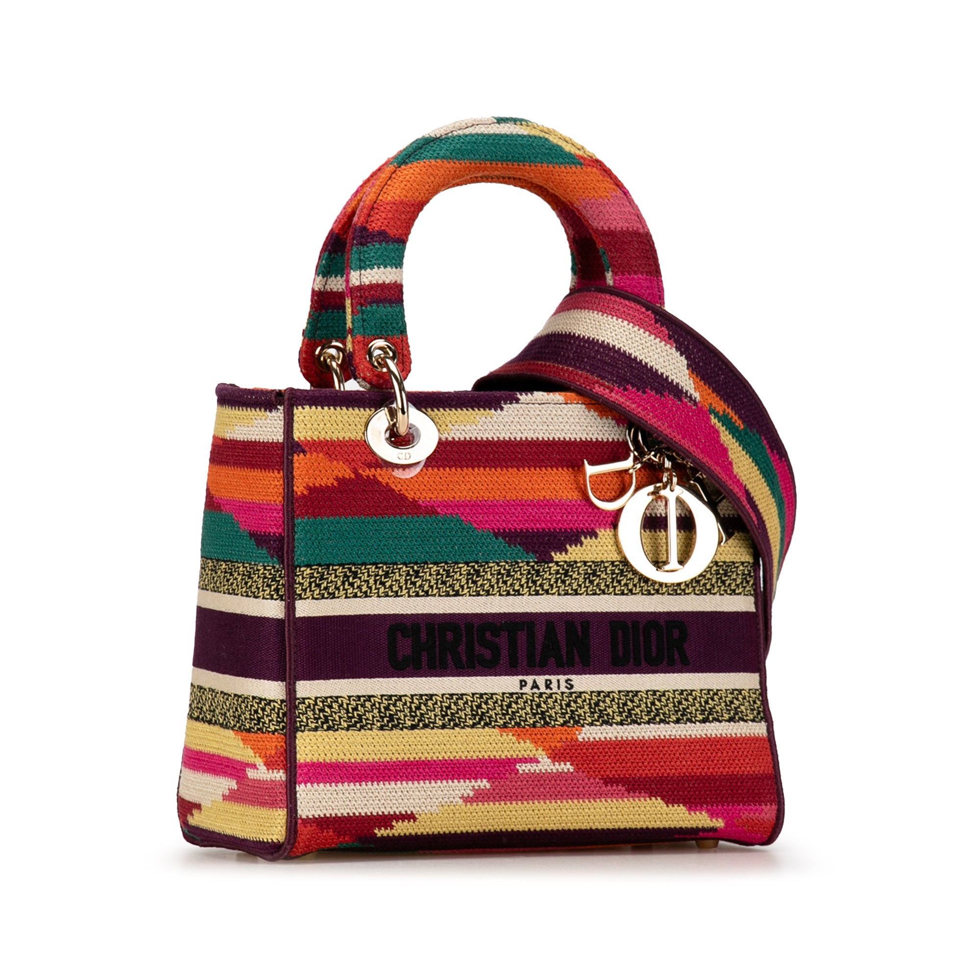 Dior Medium Embroidered Multicolor Canvas Lady D Lite - image 2