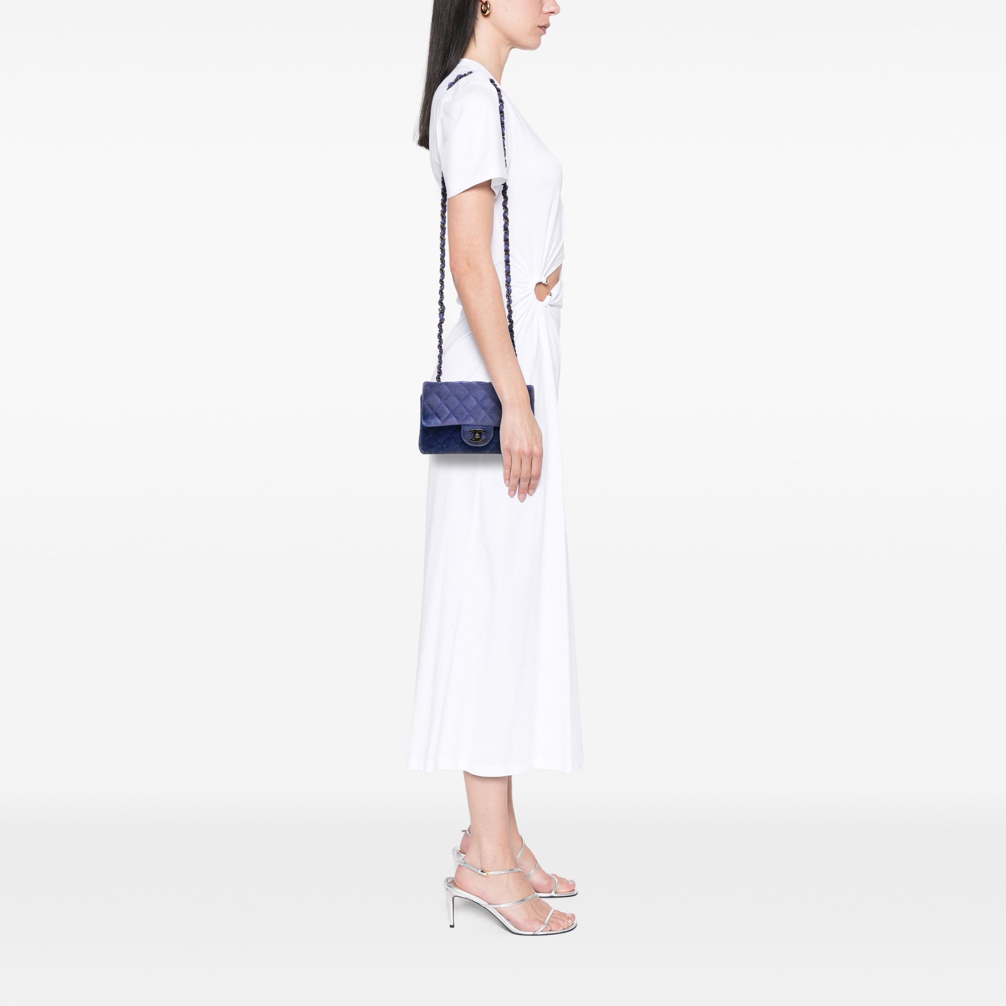 Chanel Mini Rectangular Classic Velvet Single Flap - image 10