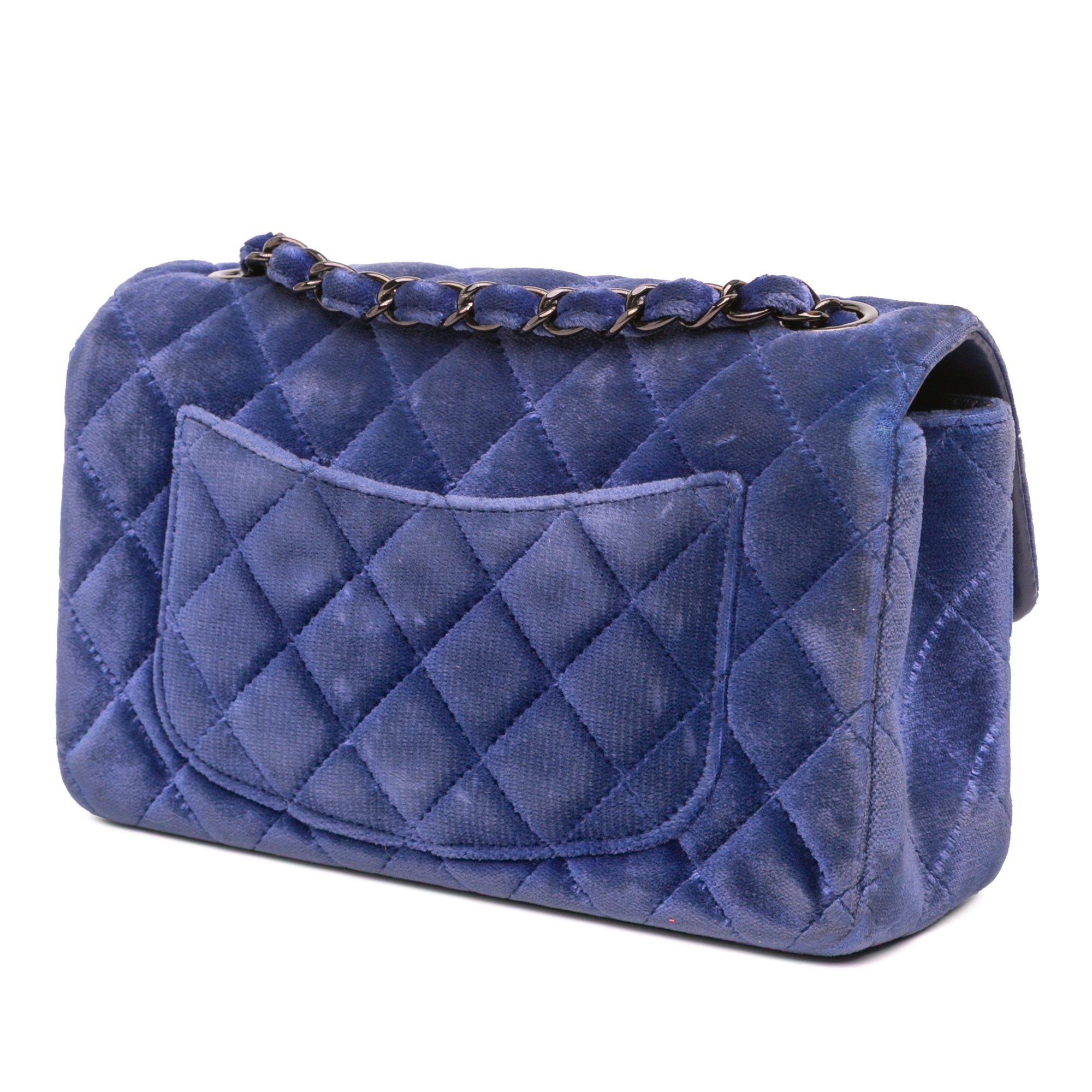 Chanel Mini Rectangular Classic Velvet Single Flap - image 2