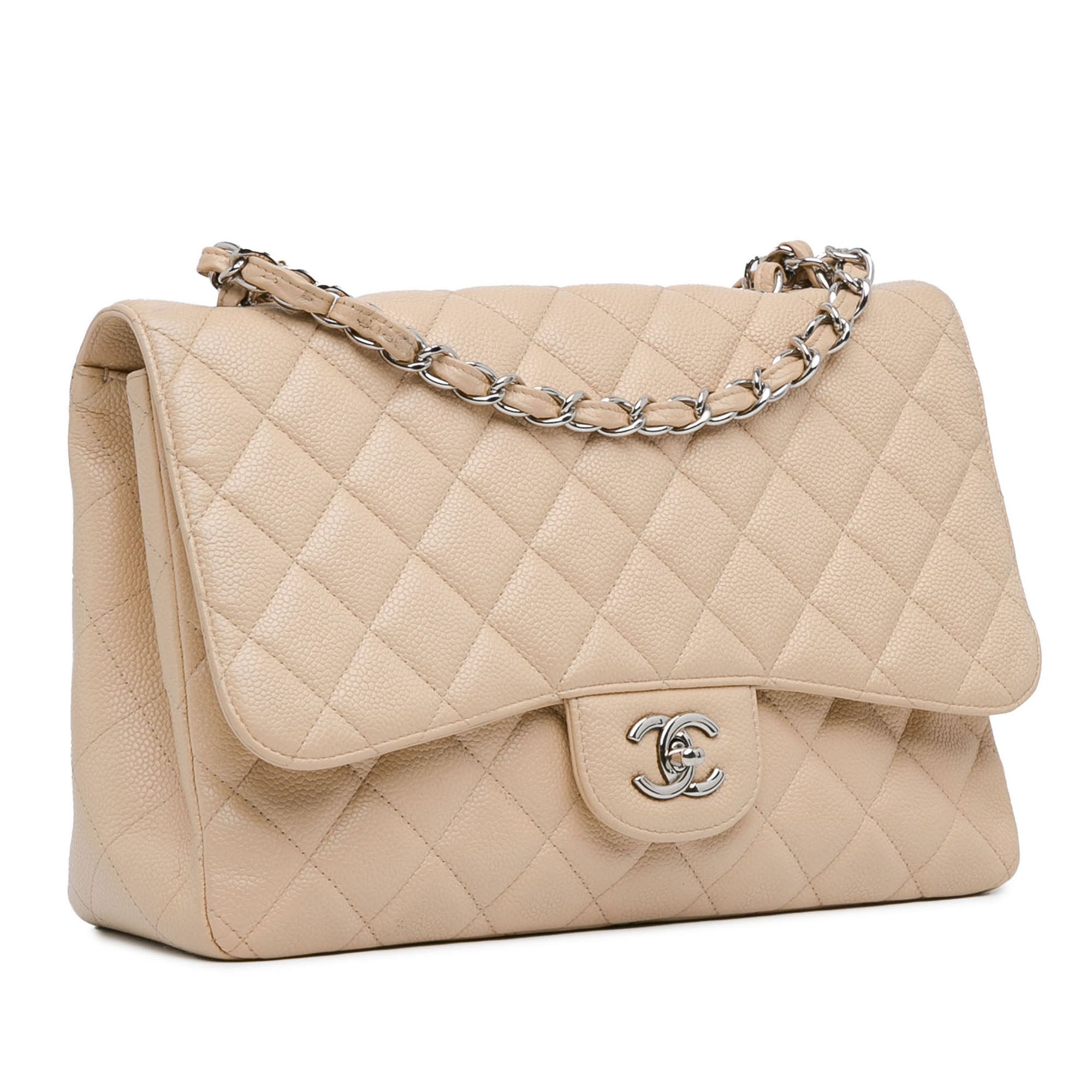 Chanel Jumbo Classic Caviar Single Flap - image 2
