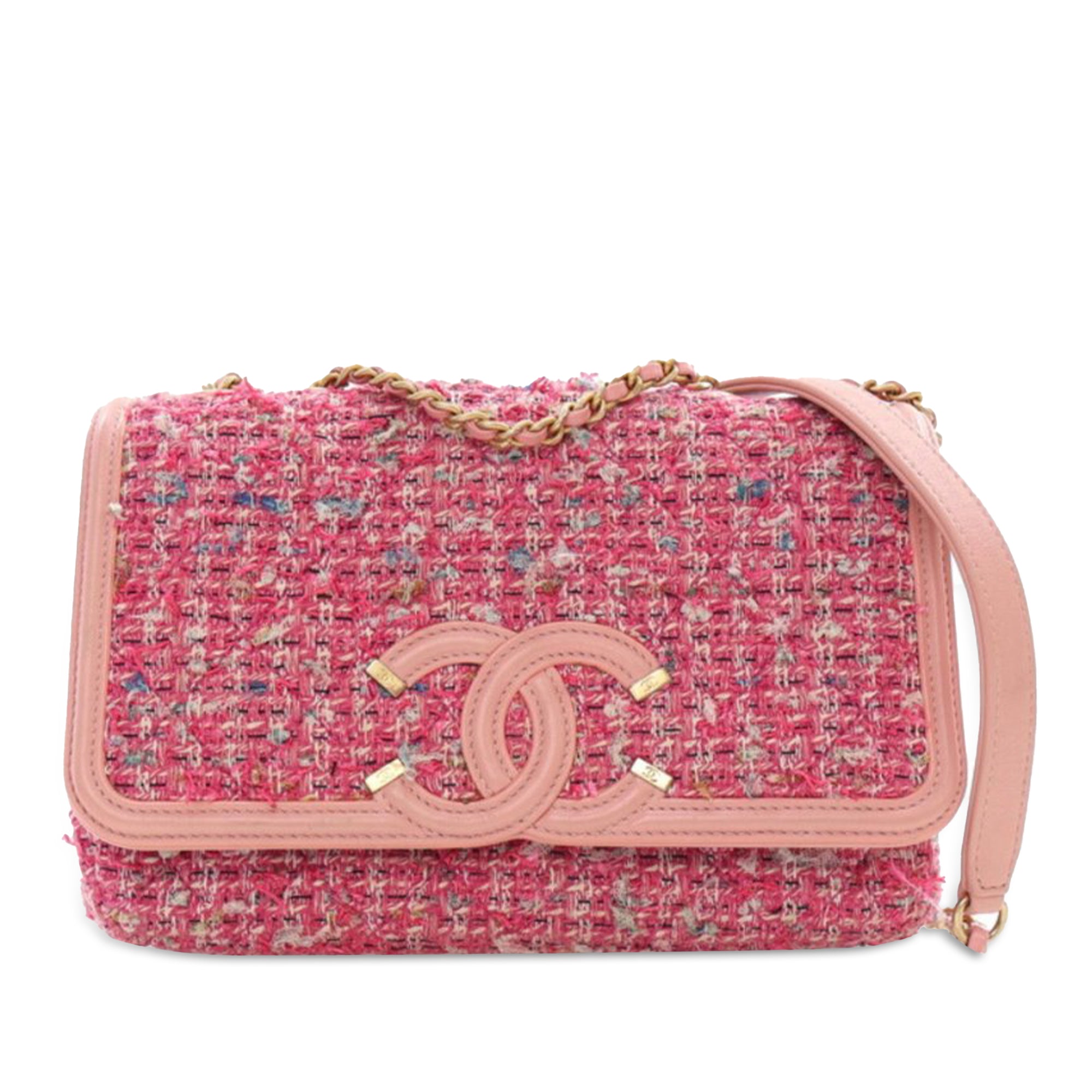 Chanel Medium Tweed CC Filigree Flap - image 1