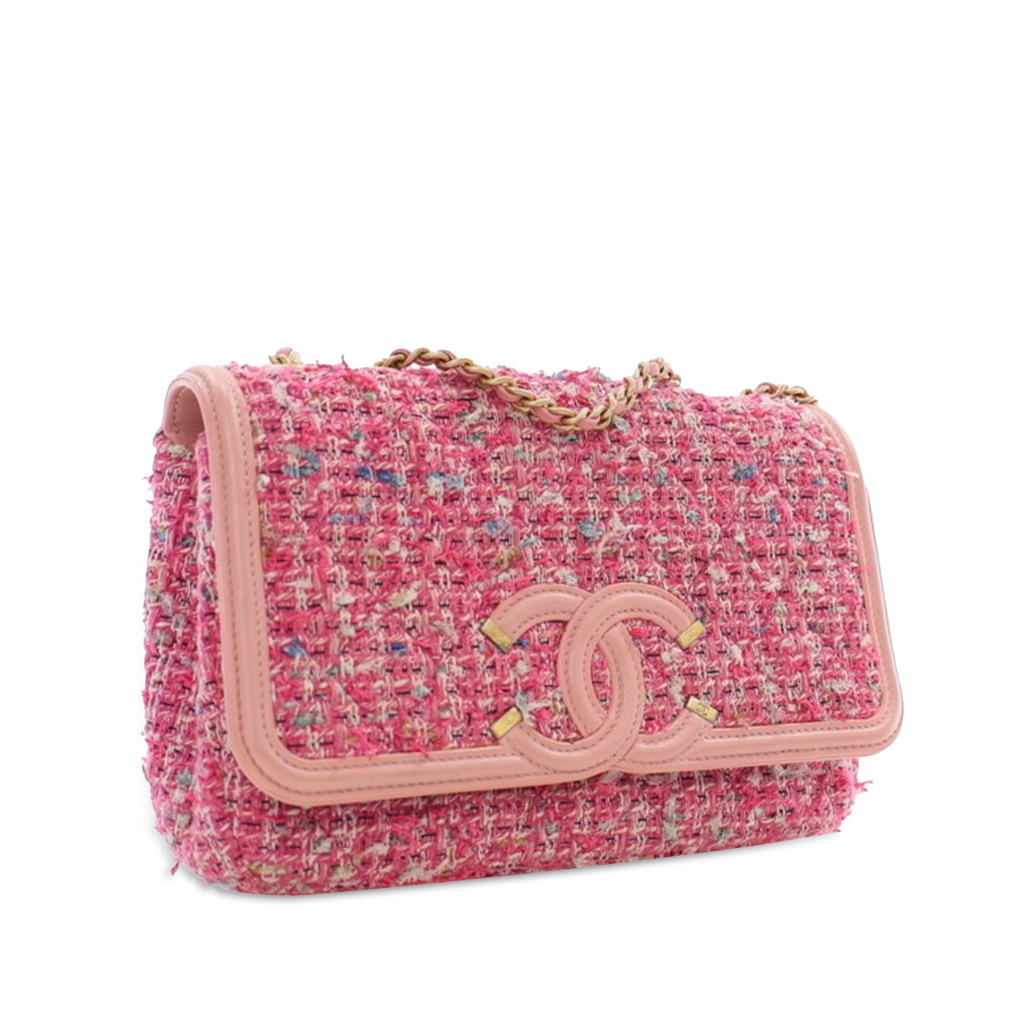 Chanel Medium Tweed CC Filigree Flap - image 2