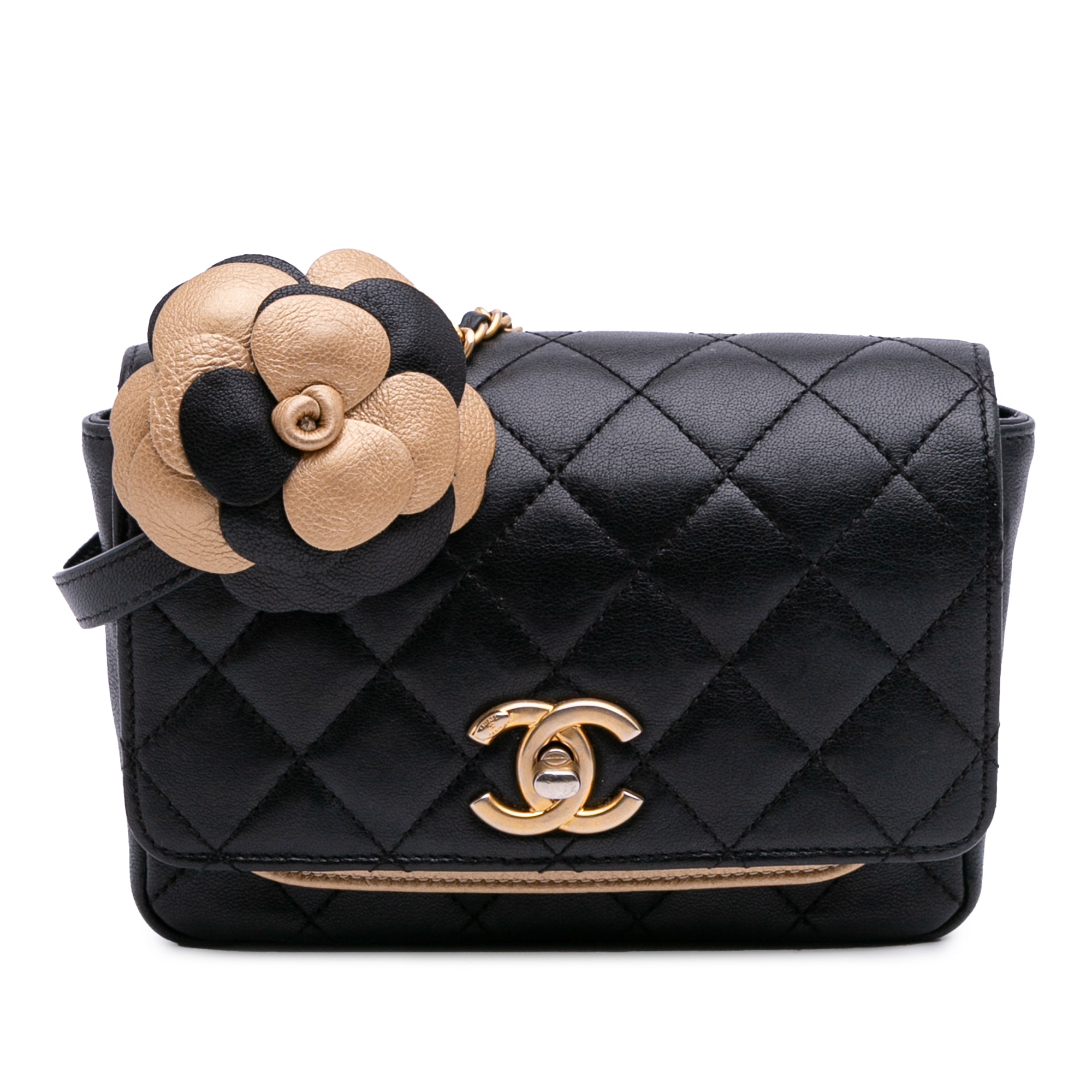 Chanel Small Quilted Lambskin Private Affair Camellia Flap - image 1