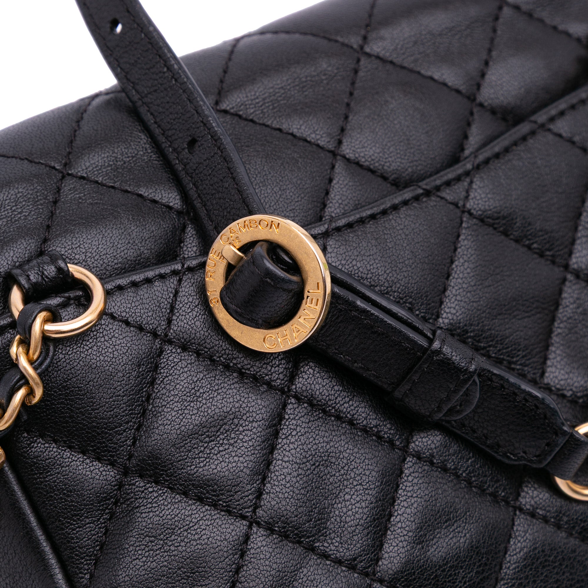 Chanel Small Quilted Lambskin Private Affair Camellia Flap - image 9