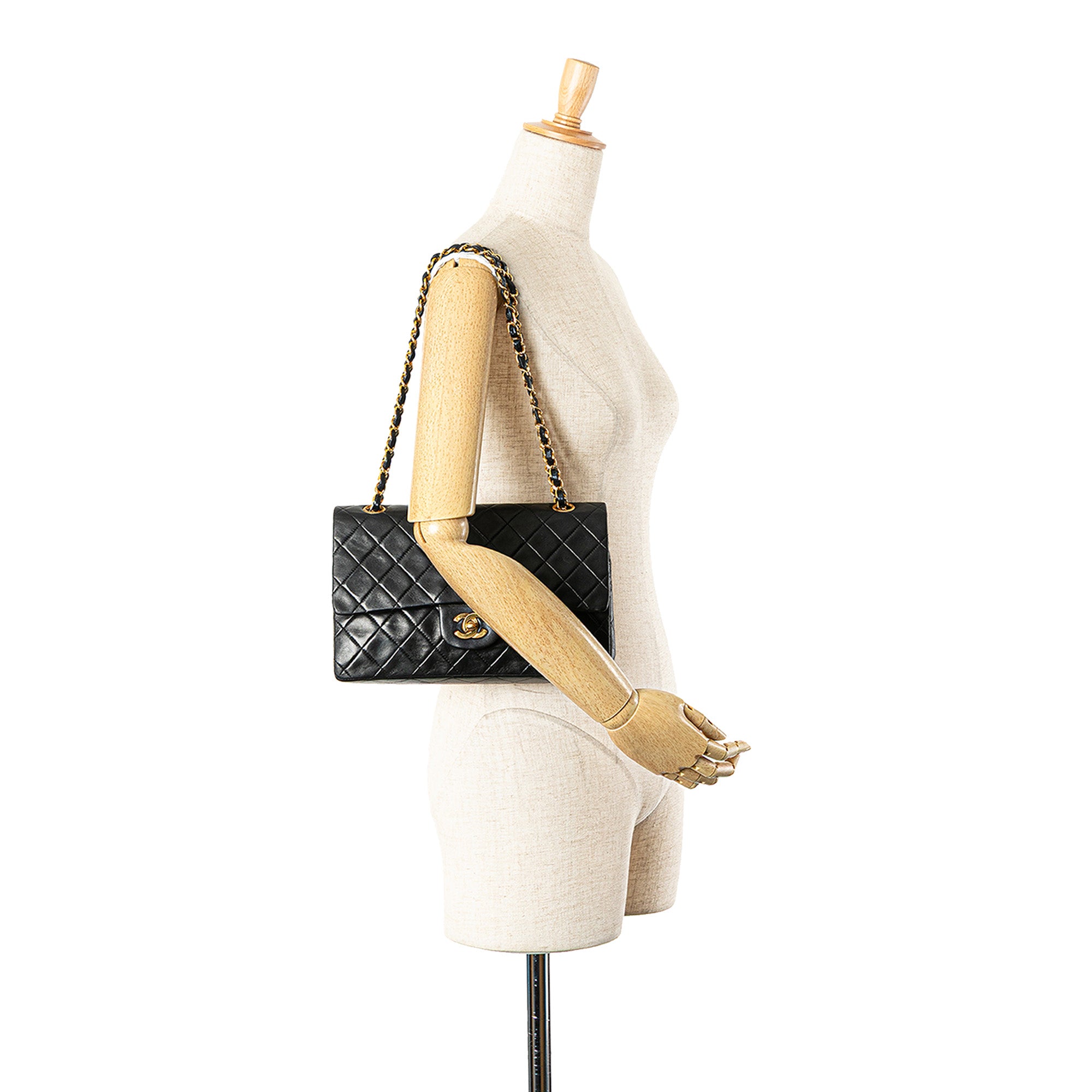 Chanel Medium Classic Lambskin Double Flap - image 16