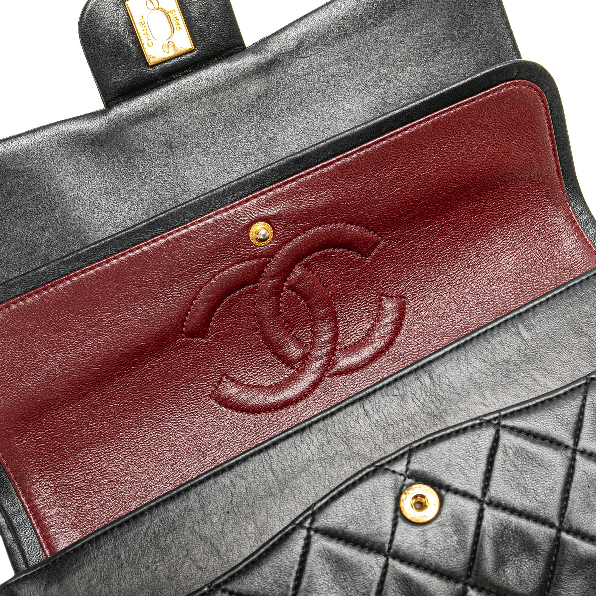 Chanel Medium Classic Lambskin Double Flap - image 8