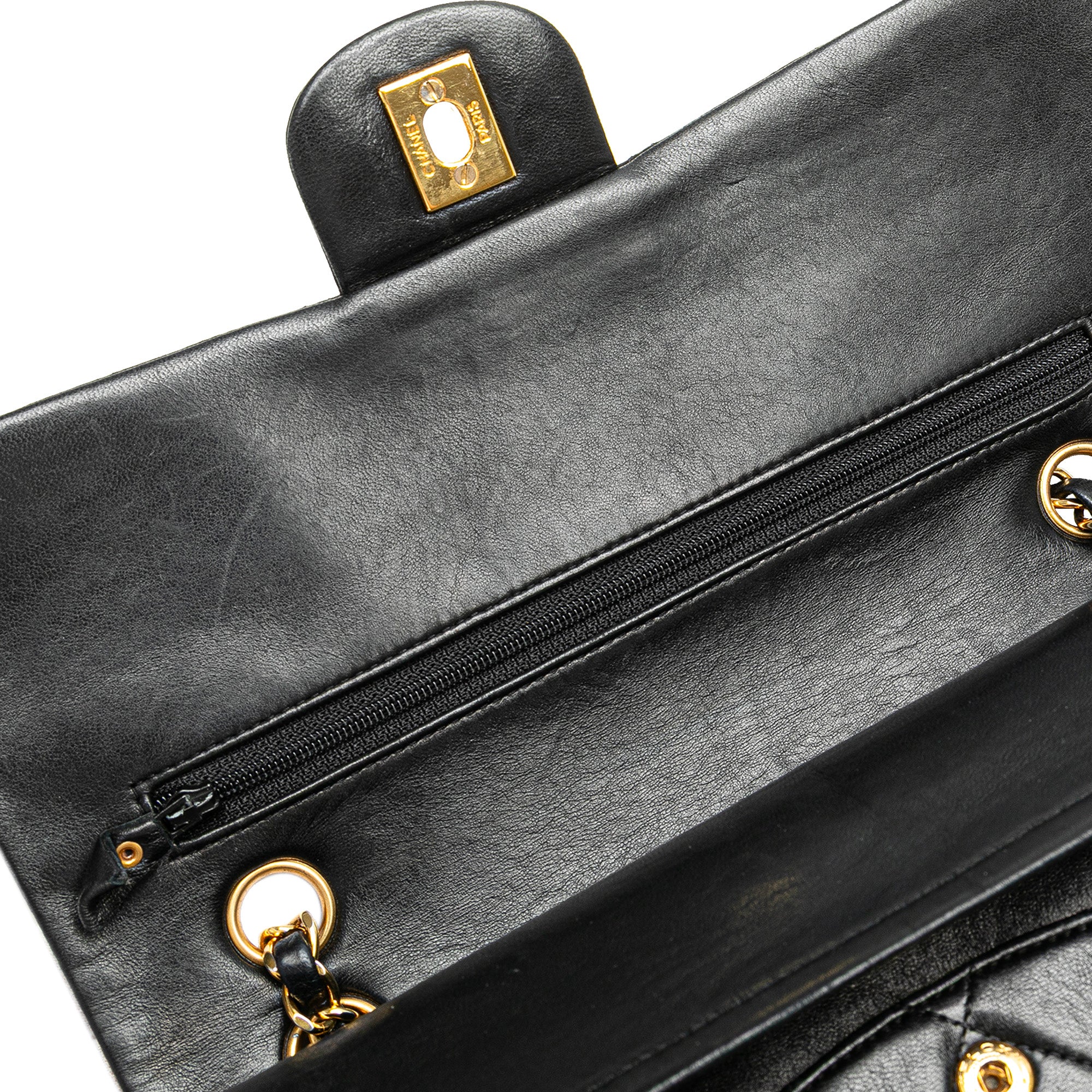 Chanel Medium Classic Lambskin Double Flap - image 9
