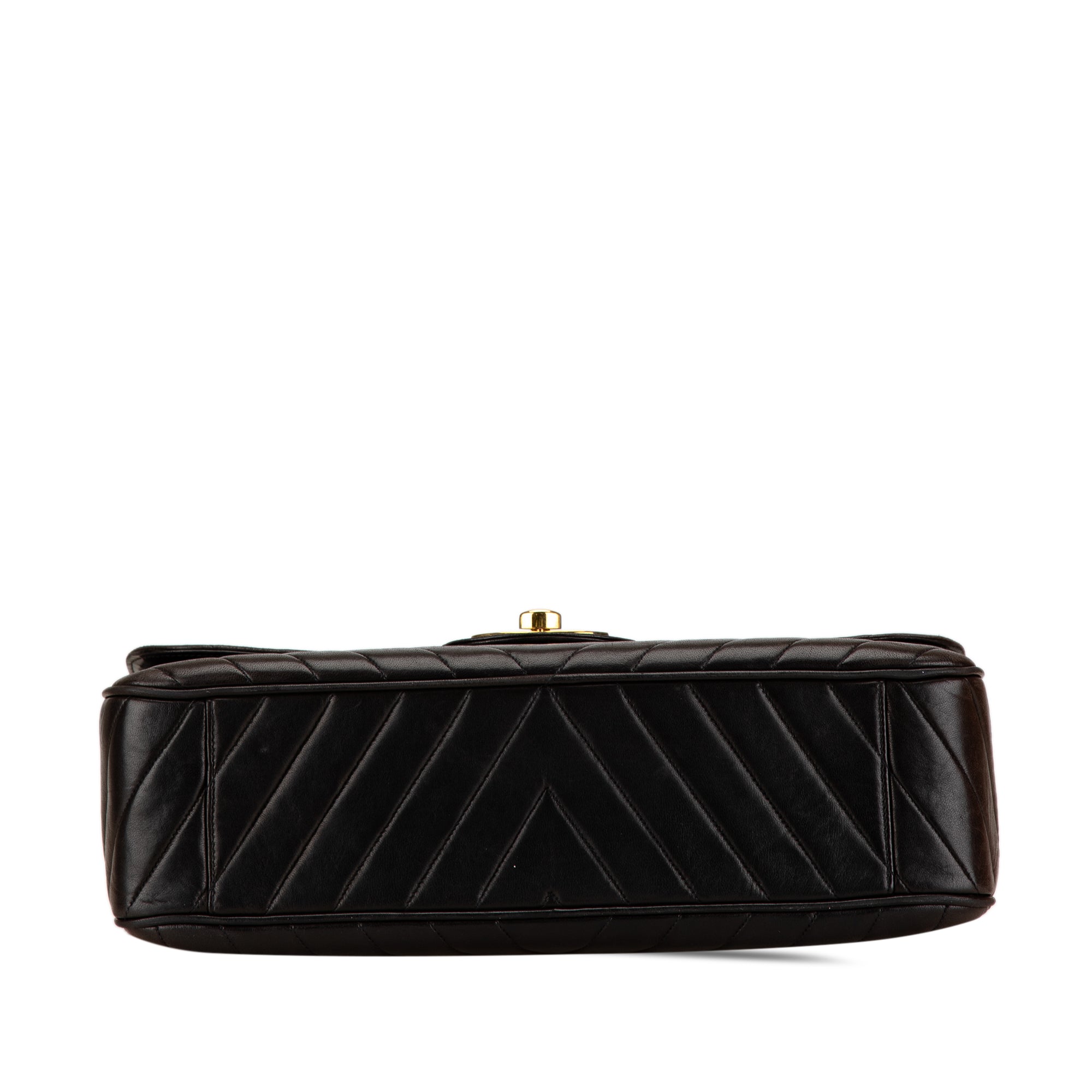 Chanel Maxi XL Chevron Lambskin Single Flap - image 3