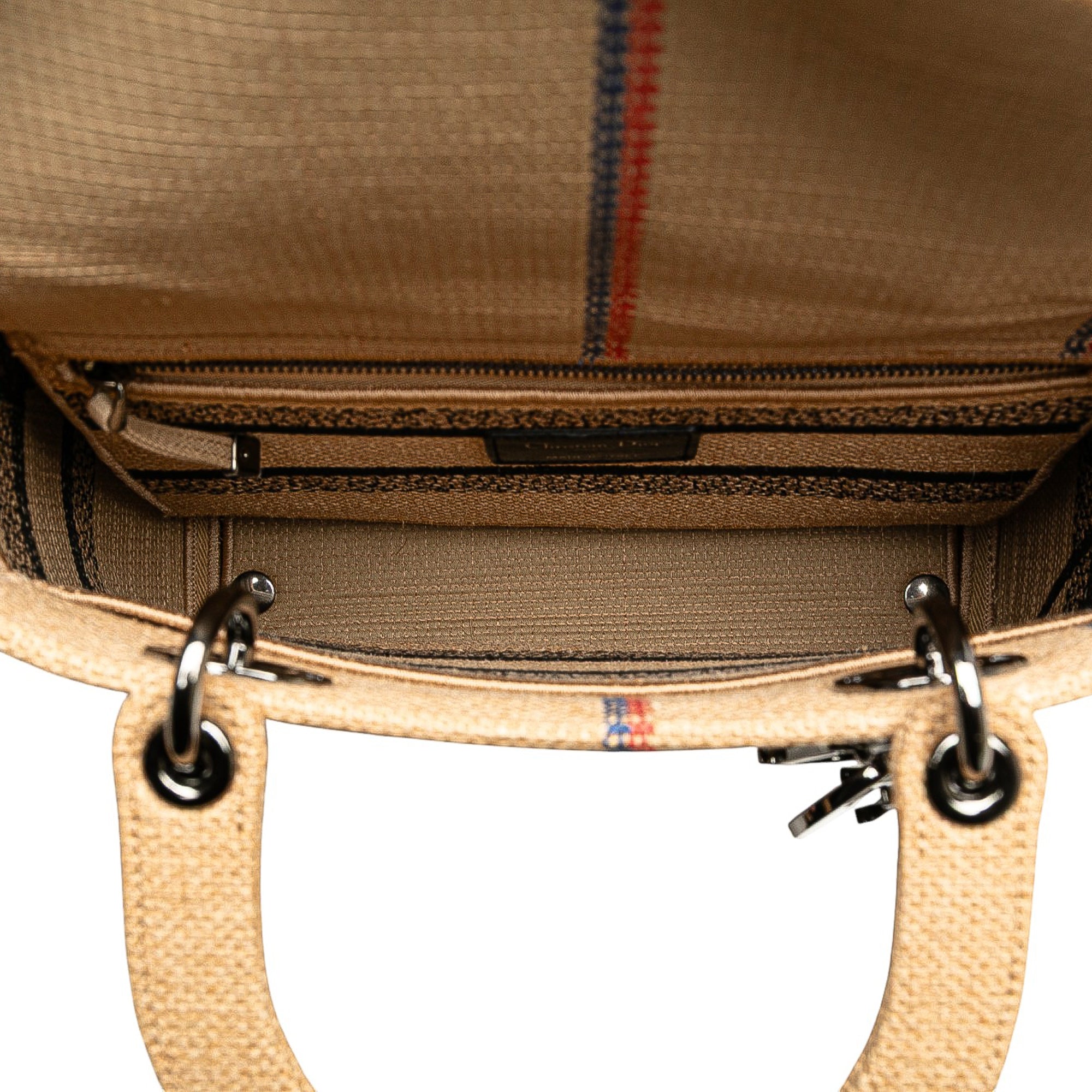 Dior Medium Jute Embroidered Lady D Lite - image 4