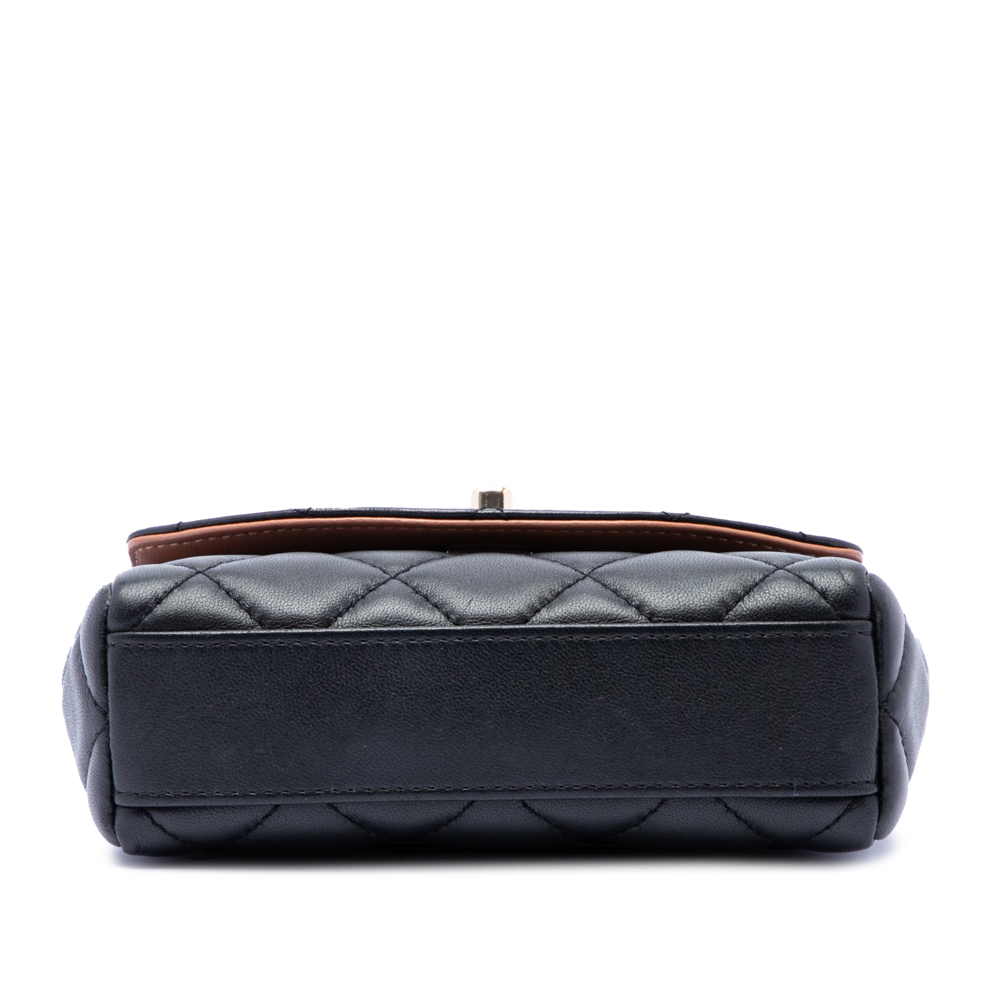 Chanel Mini Quilted Lambskin Cocovado Ribbon Chain Flap - image 3