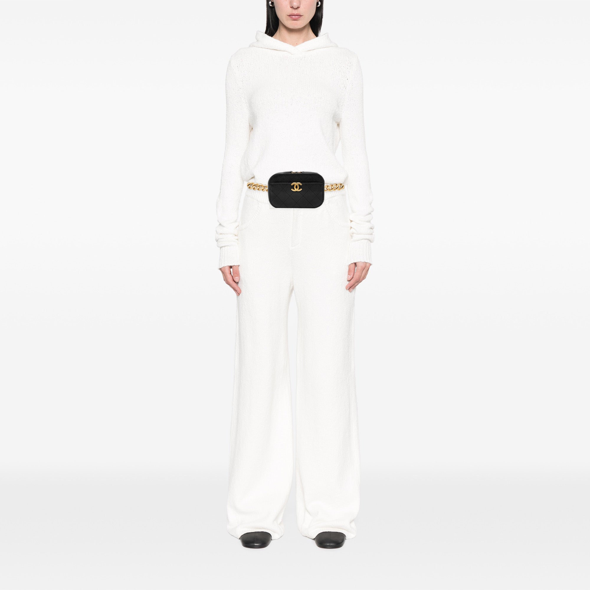 Chanel CC Stitched Caviar Chic Affinity Belt Bag - image 7