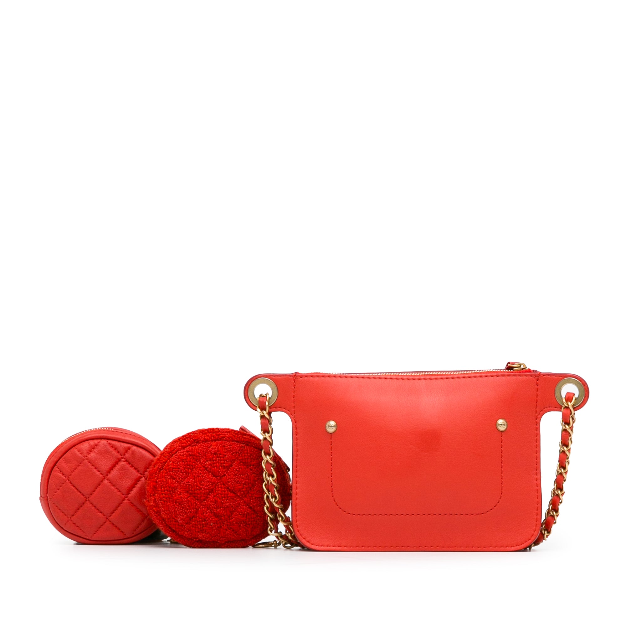 Chanel CC Quilted Calfskin Flap Belt Bag and Coin Purse - image 3