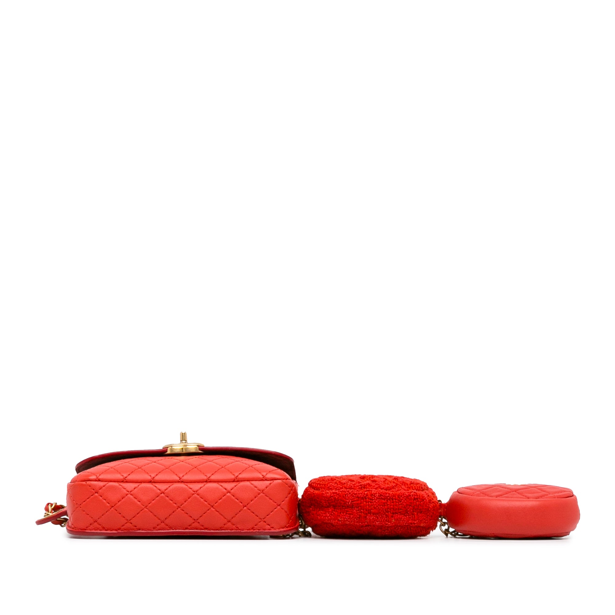 Chanel CC Quilted Calfskin Flap Belt Bag and Coin Purse - image 4