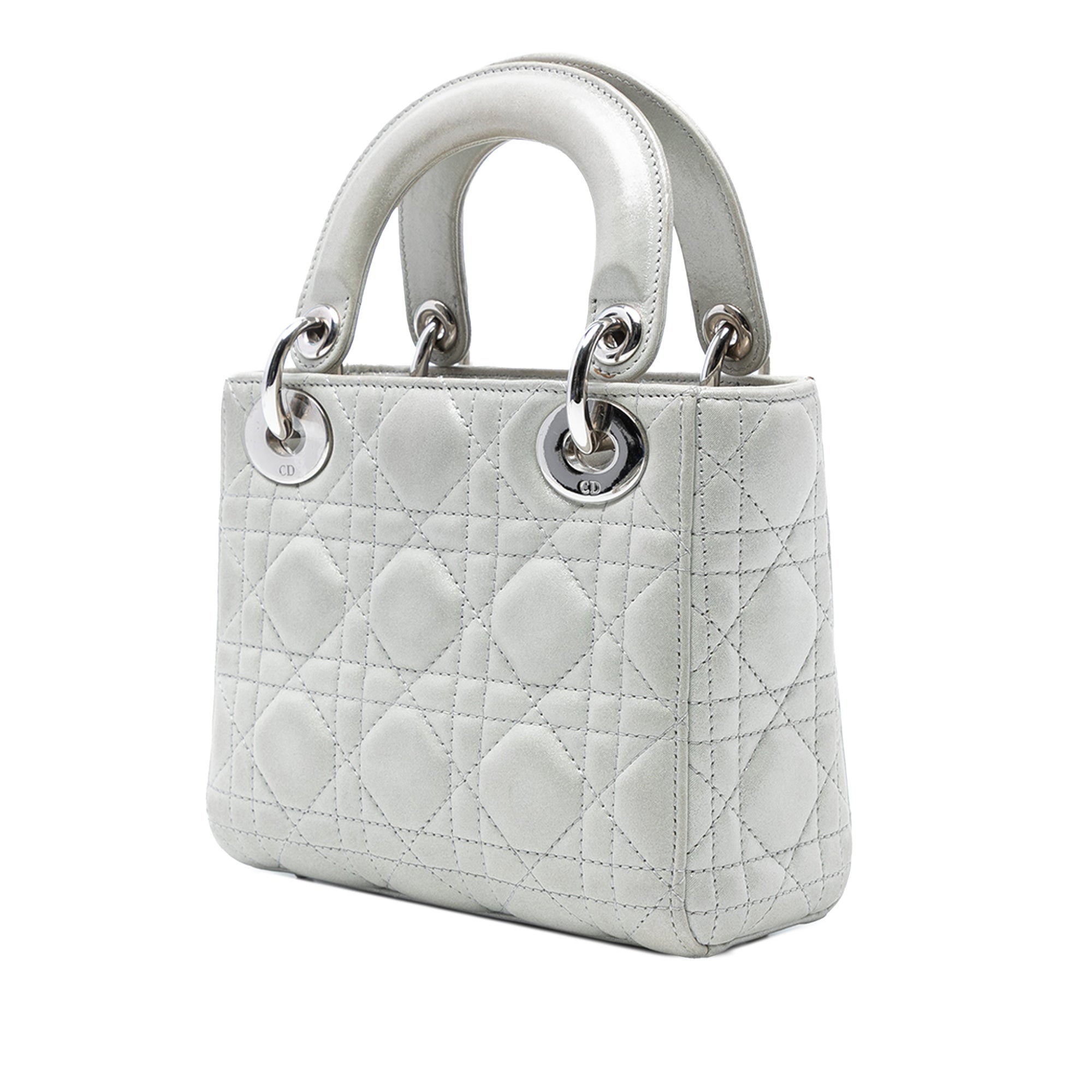 Dior Mini Iridescent Lambskin Cannage Lady Dior - image 2