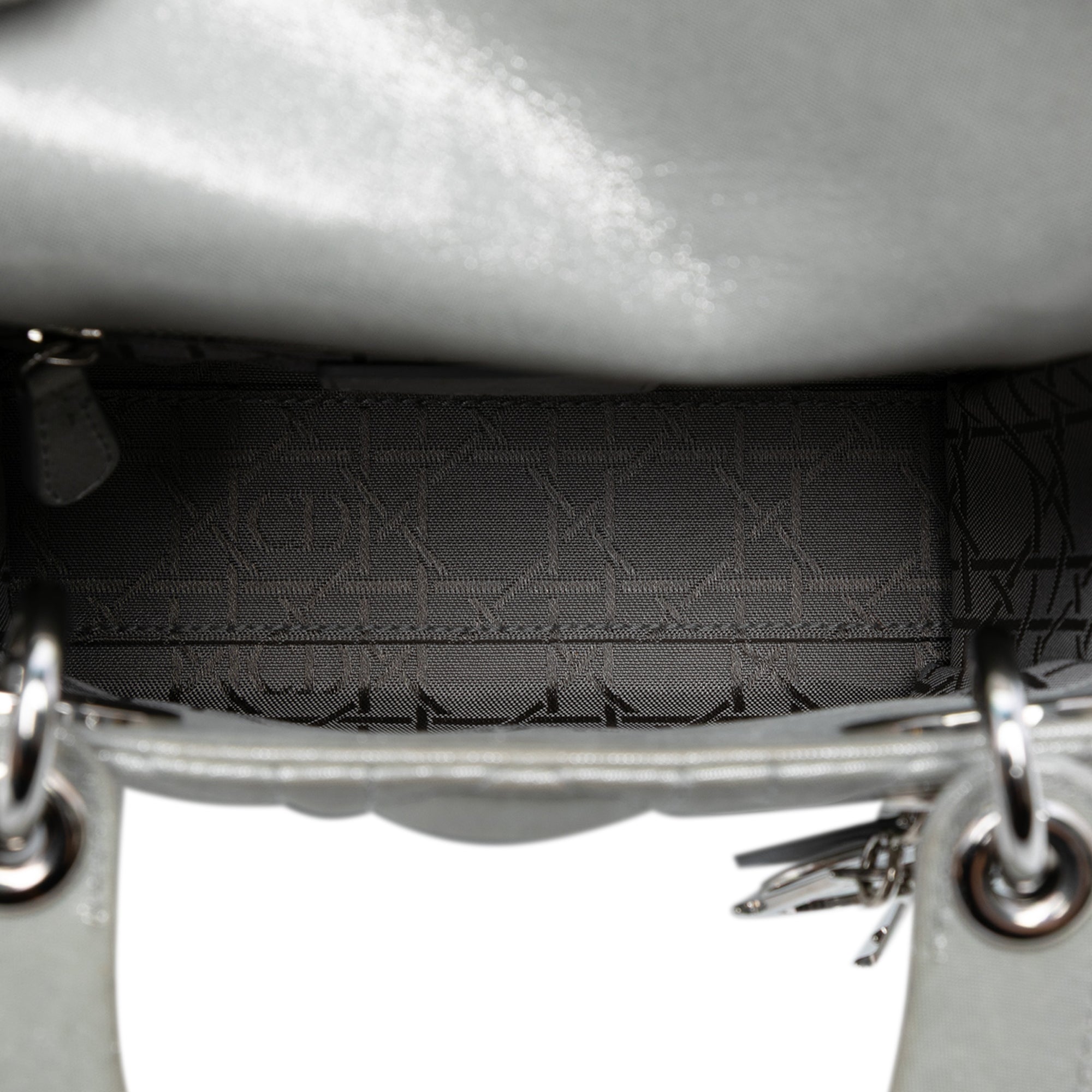 Dior Mini Iridescent Lambskin Cannage Lady Dior - image 4