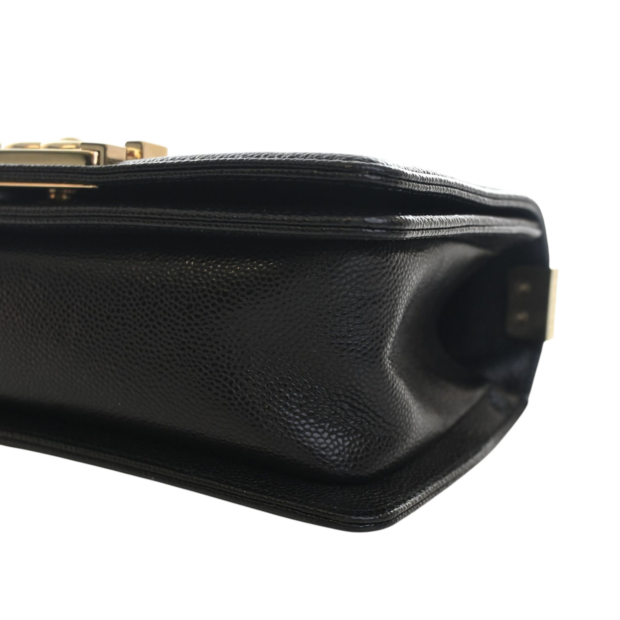 Chanel Small Chevron Caviar Boy Flap - image 11