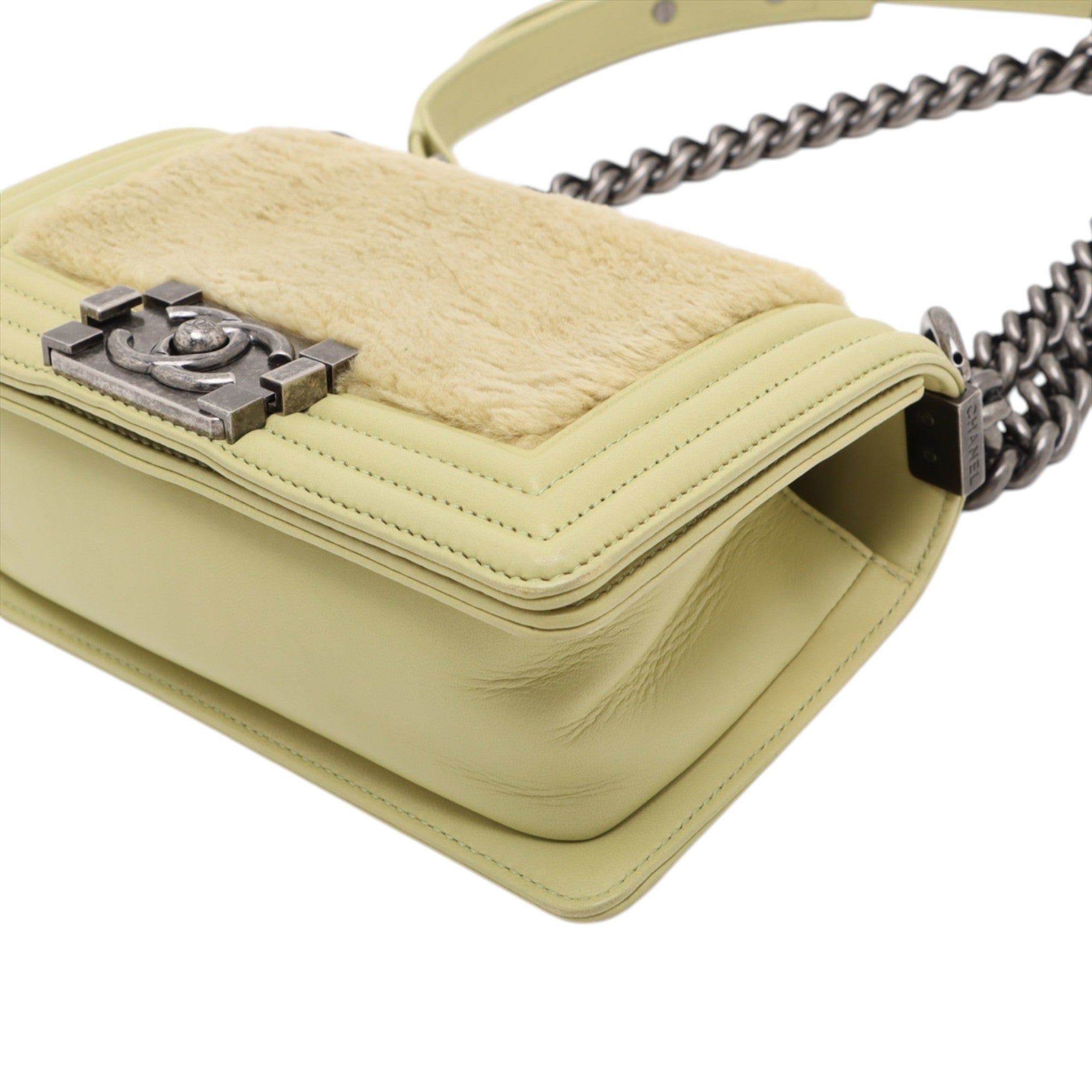 Chanel Small Shearling Boy Flap - image 7