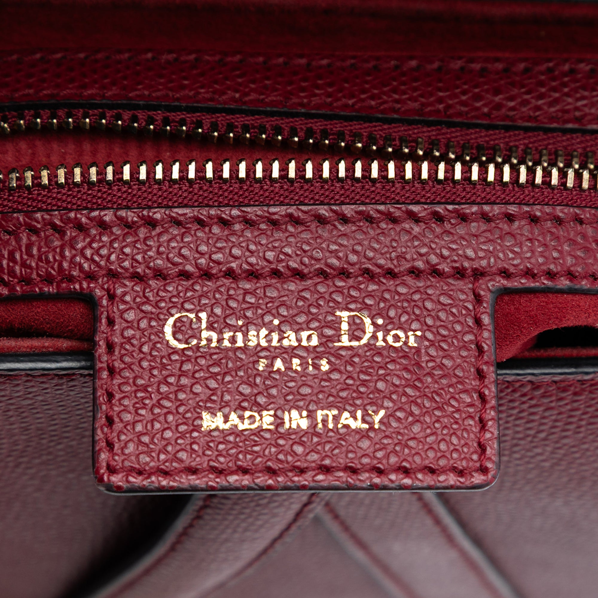 Dior Grained Calfskin Saddle Bag - image 6