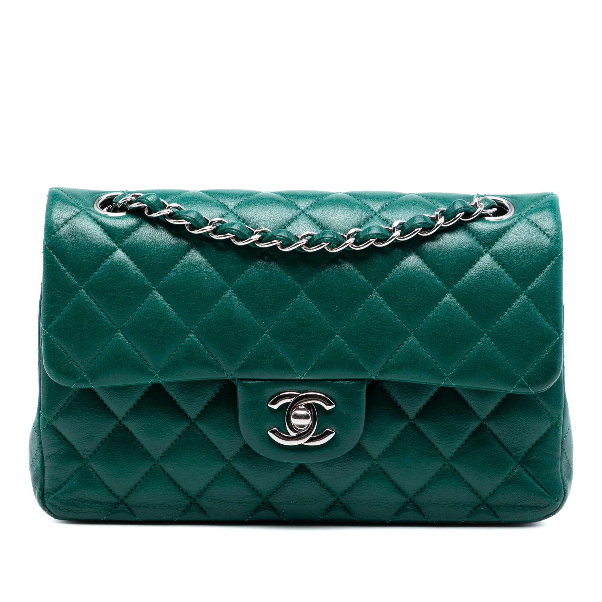 Chanel Small Classic Lambskin Double Flap - image 1