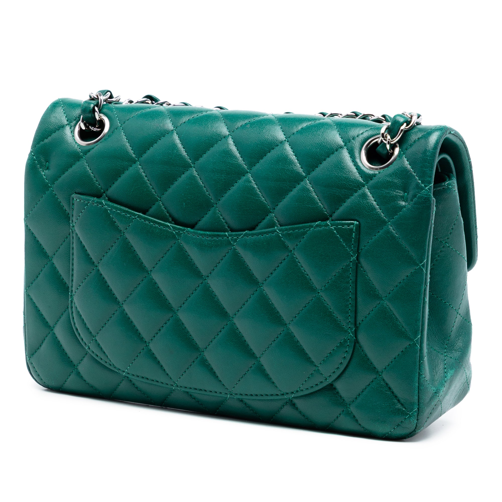 Chanel Small Classic Lambskin Double Flap - image 2