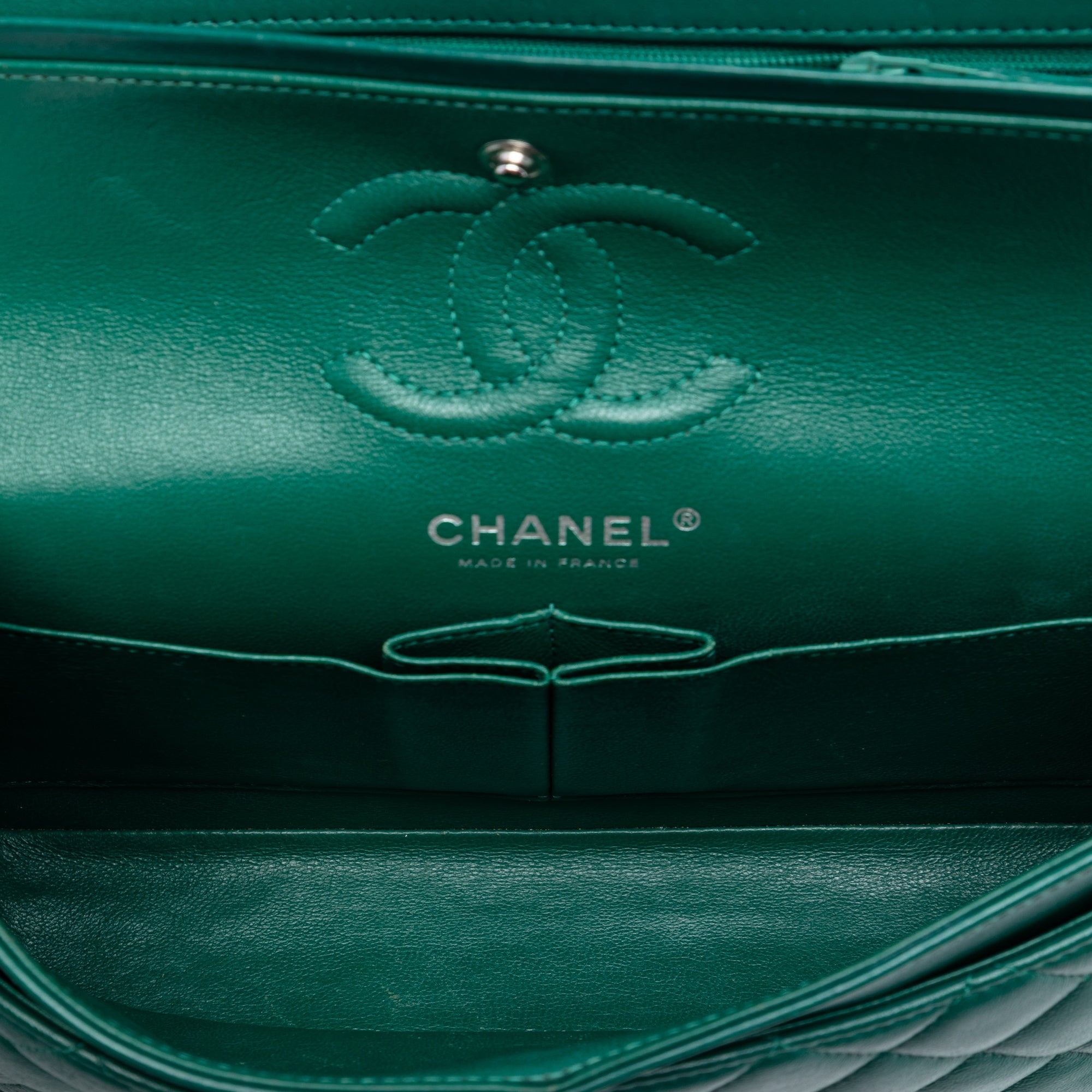 Chanel Small Classic Lambskin Double Flap - image 4
