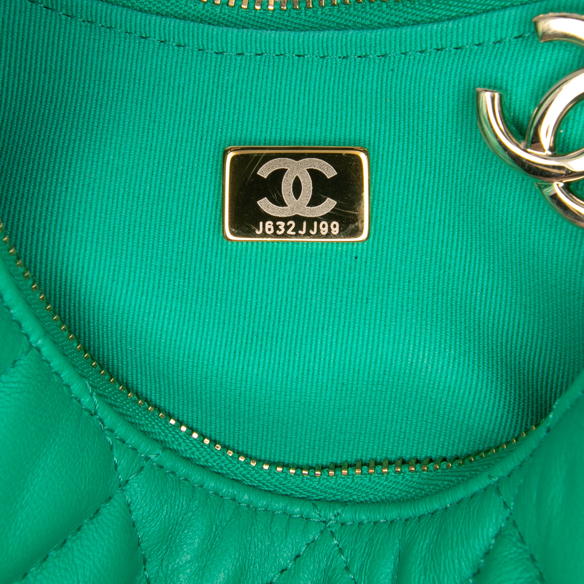 Chanel Small Quilted Lambskin Chain Around Hook Hobo Bag - image 6