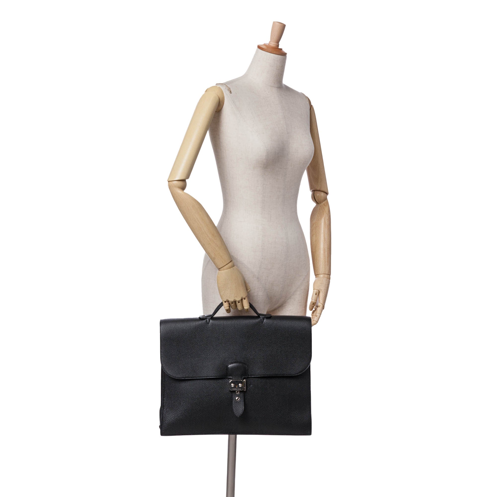 Hermès Togo Sac A Depeches - image 12