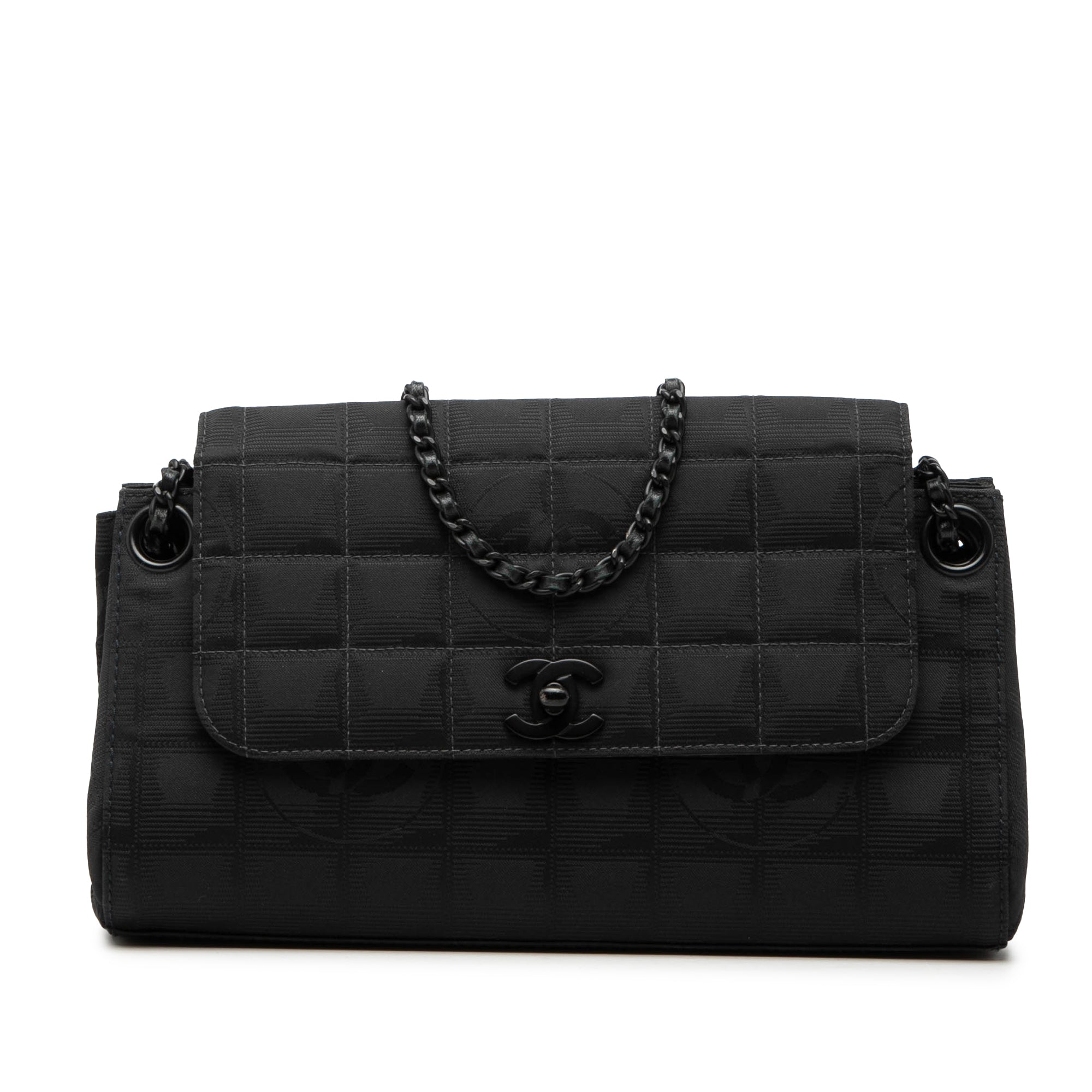 Chanel New Travel Line Nylon Accordion Flap - image 1