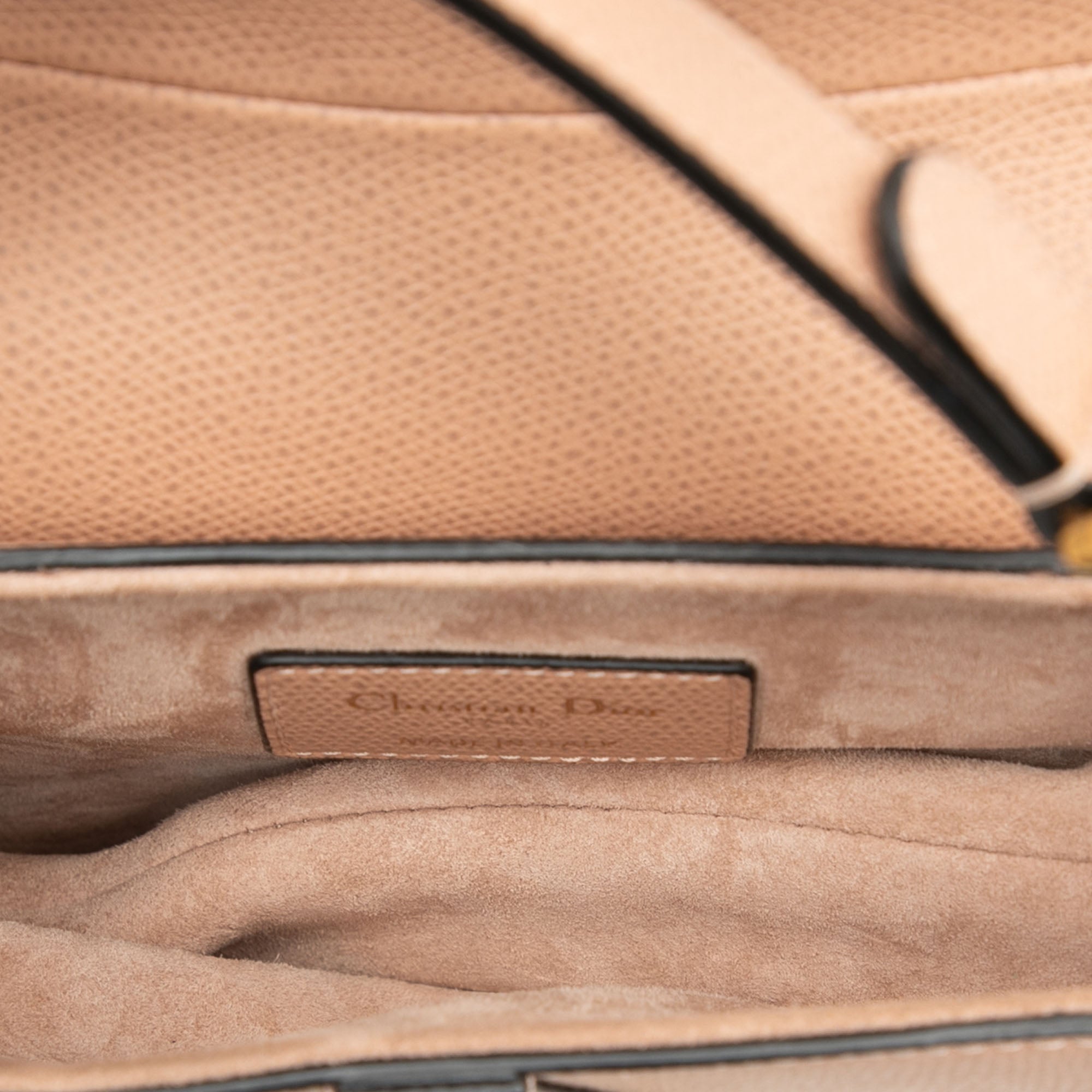 Dior Mini Grained Calfskin Saddle Bag - image 4