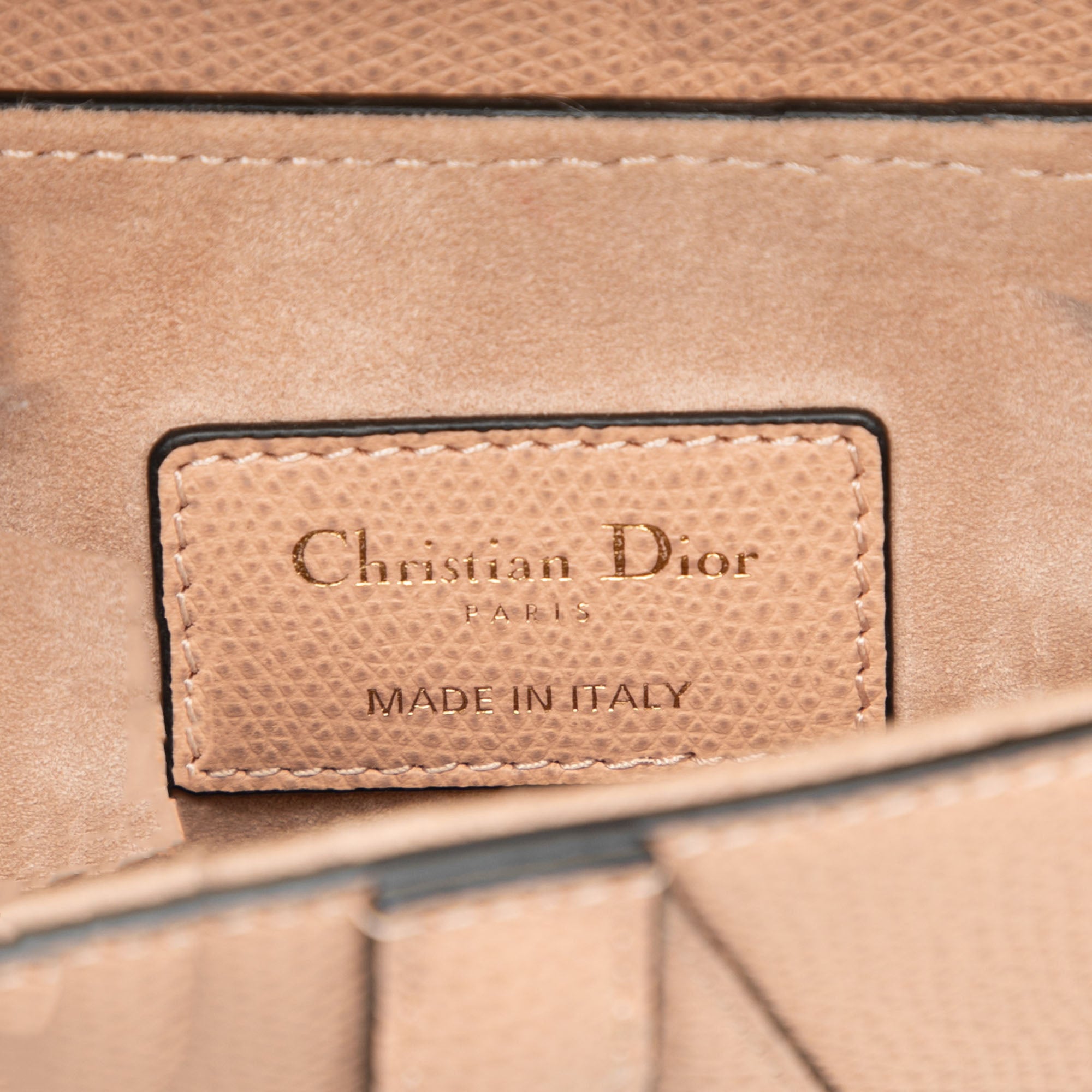 Dior Mini Grained Calfskin Saddle Bag - image 5