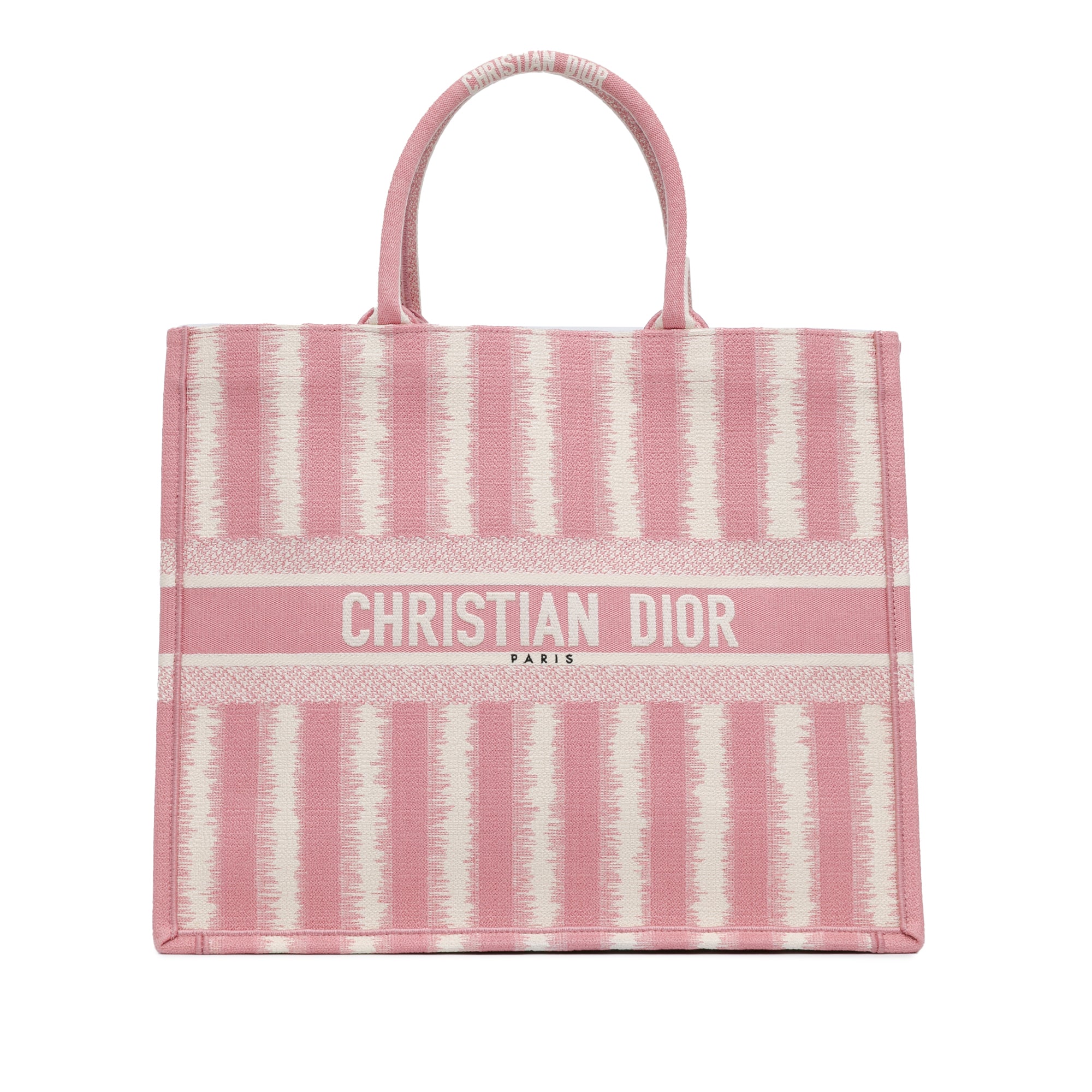 Dior Large Striped Book Tote - image 1