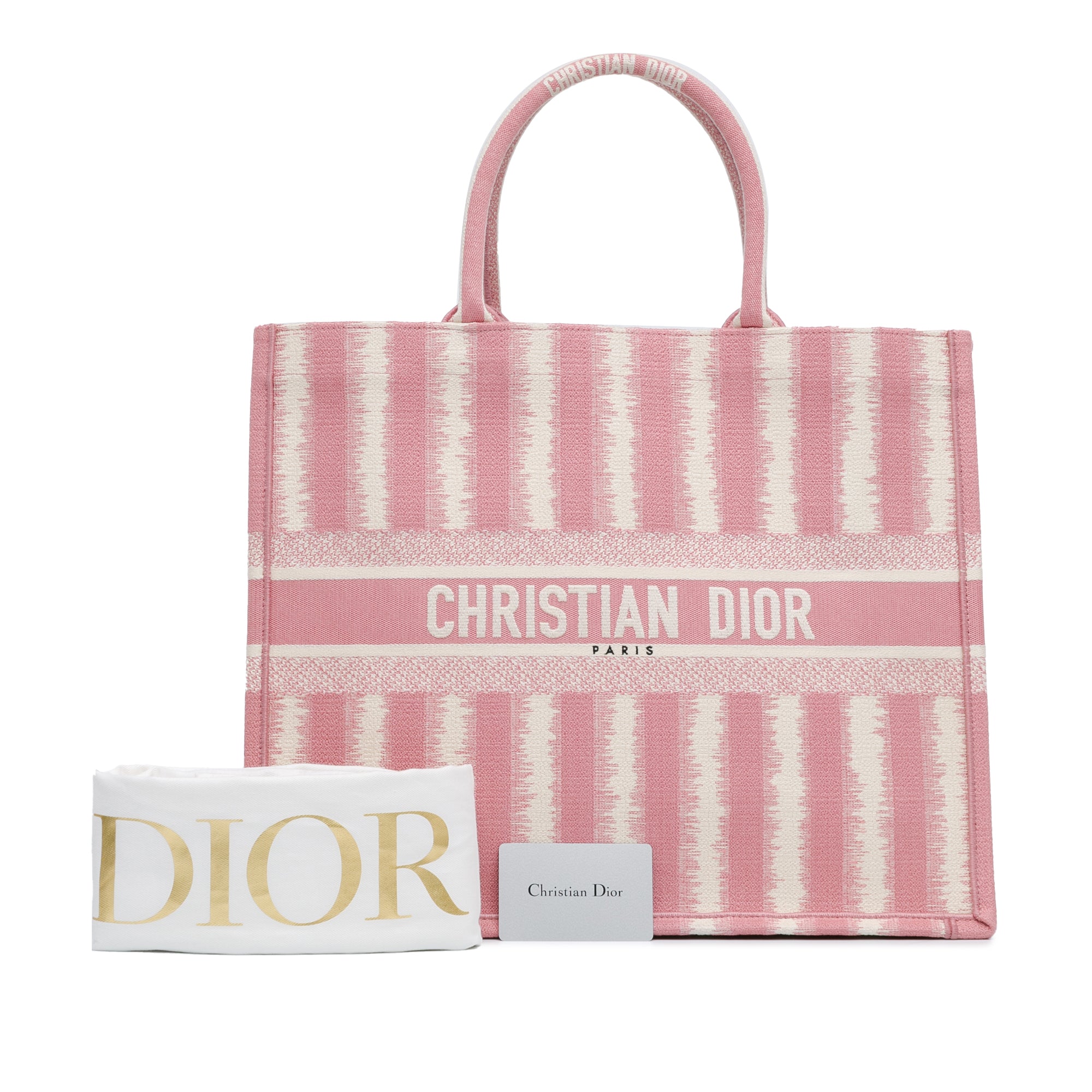 Dior Large Striped Book Tote - image 10