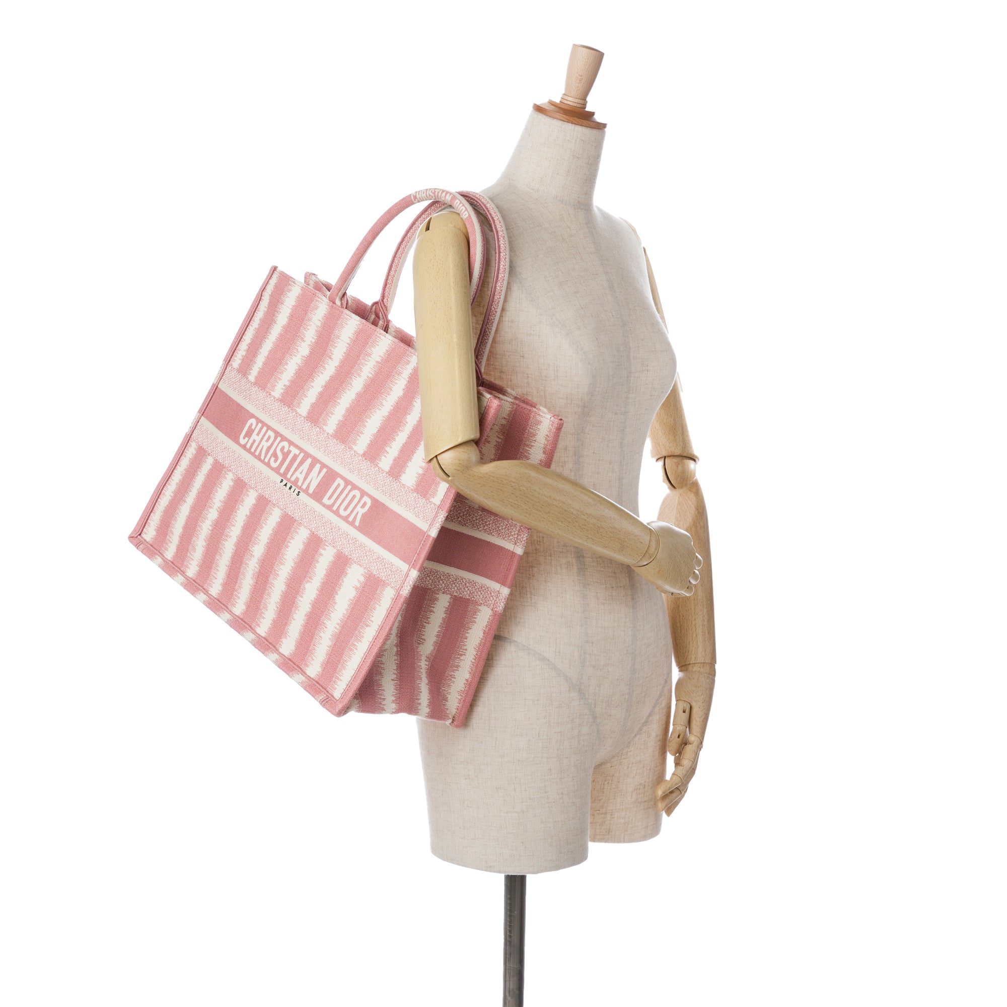 Dior Large Striped Book Tote - image 9