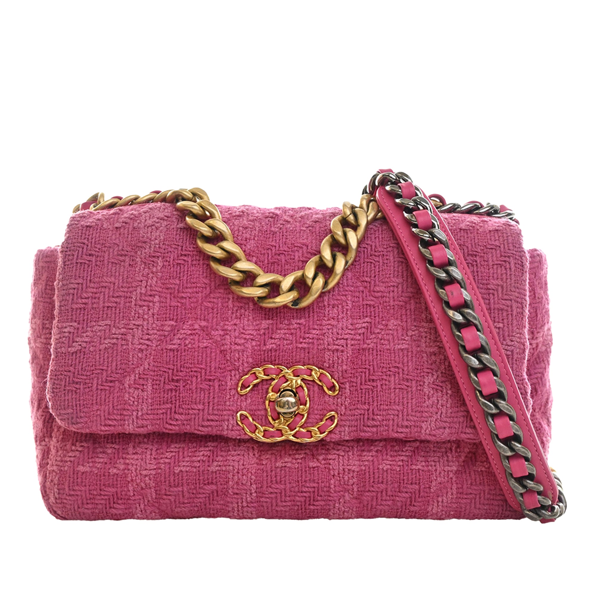 Chanel Medium Tweed 19 Flap - image 1
