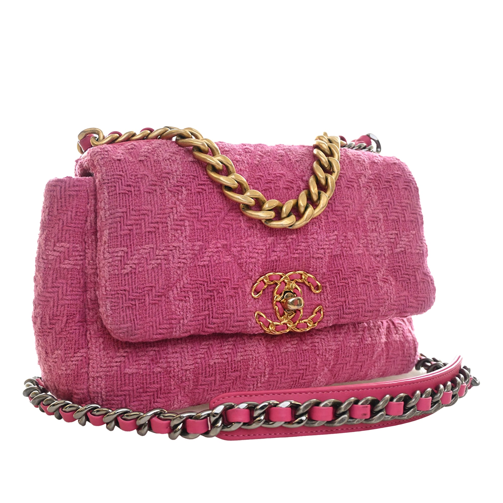 Chanel Medium Tweed 19 Flap - image 3
