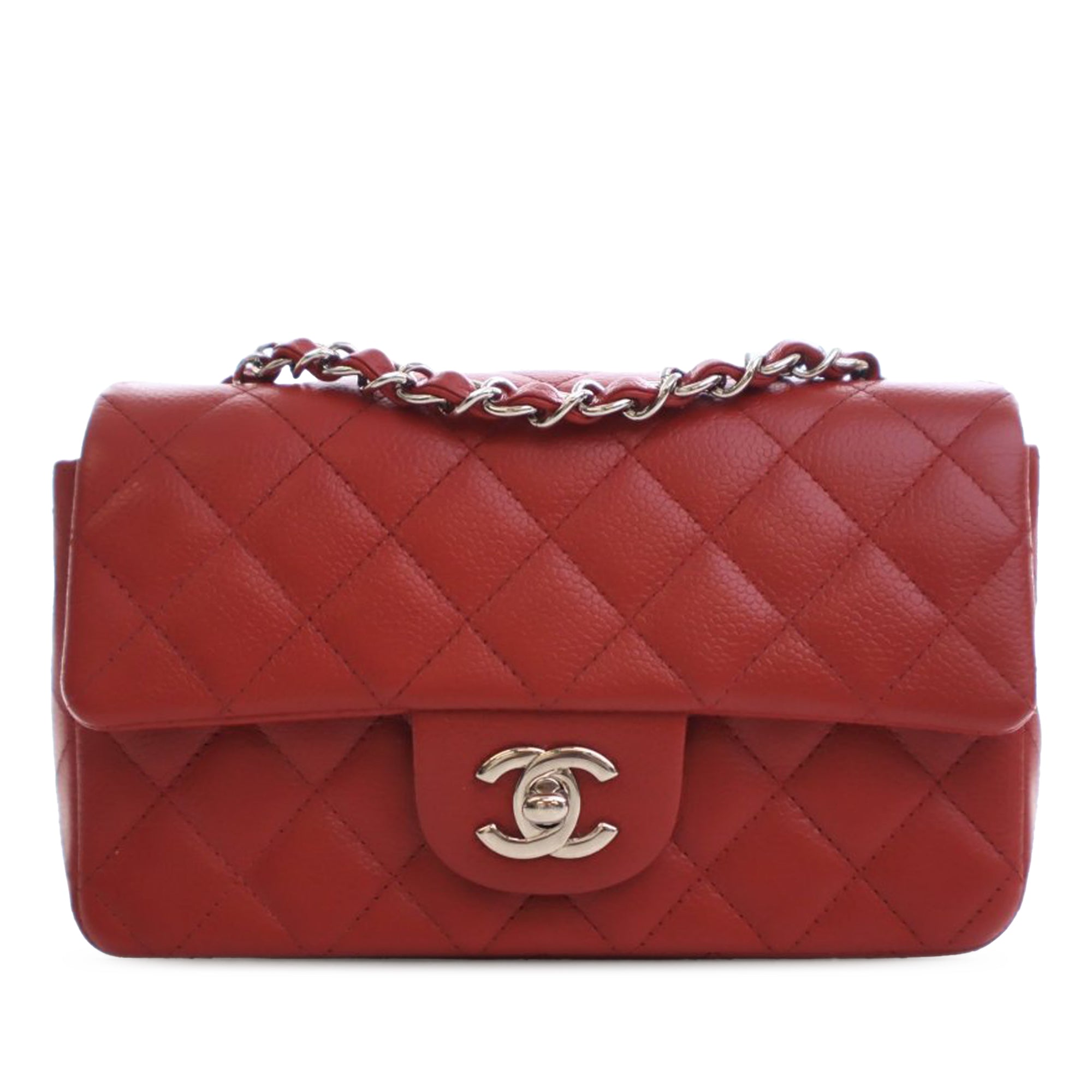 Chanel Mini Rectangular Classic Caviar Single Flap - image 1