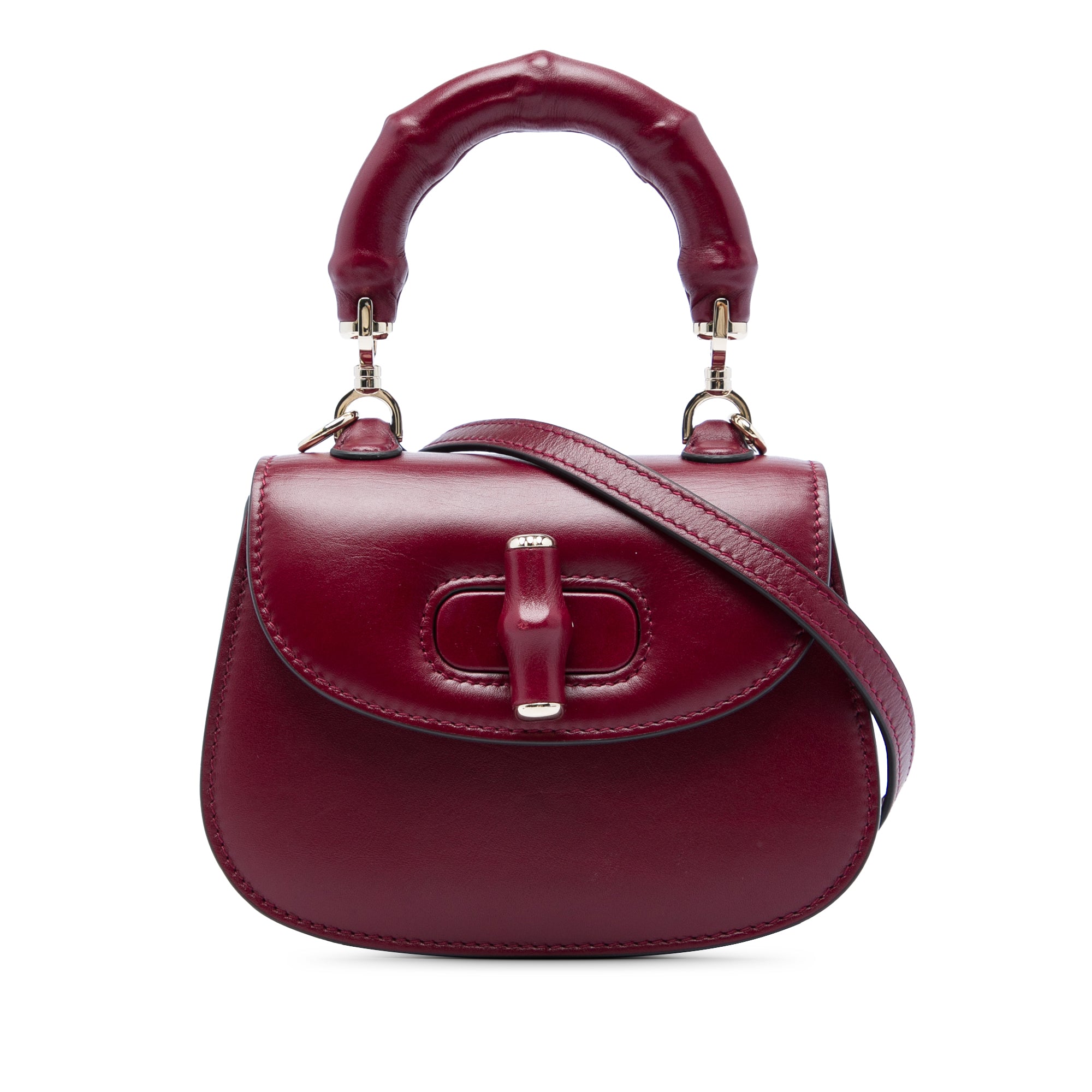 Gucci Mini Calfskin Bamboo Night - image 1