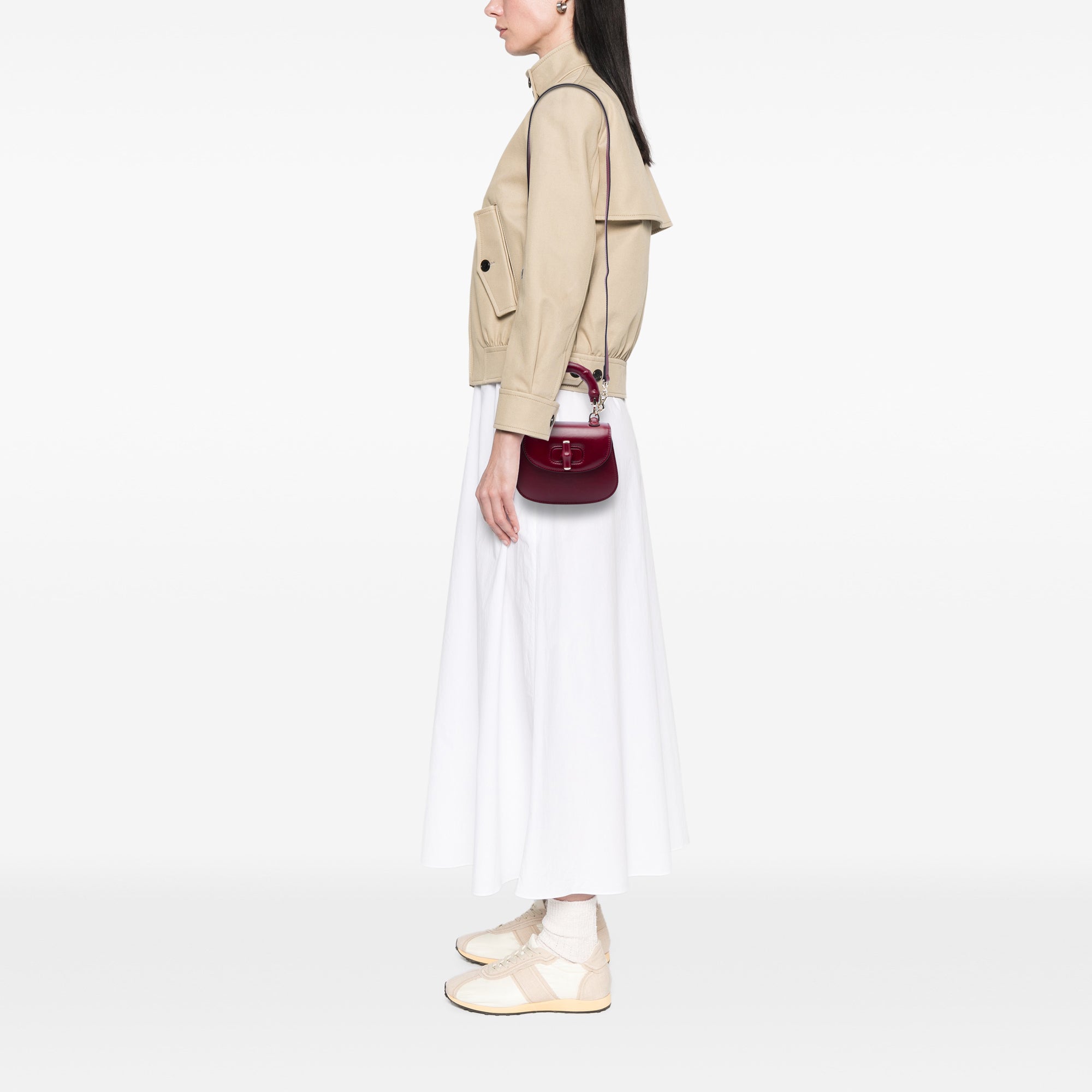 Gucci Mini Calfskin Bamboo Night - image 5