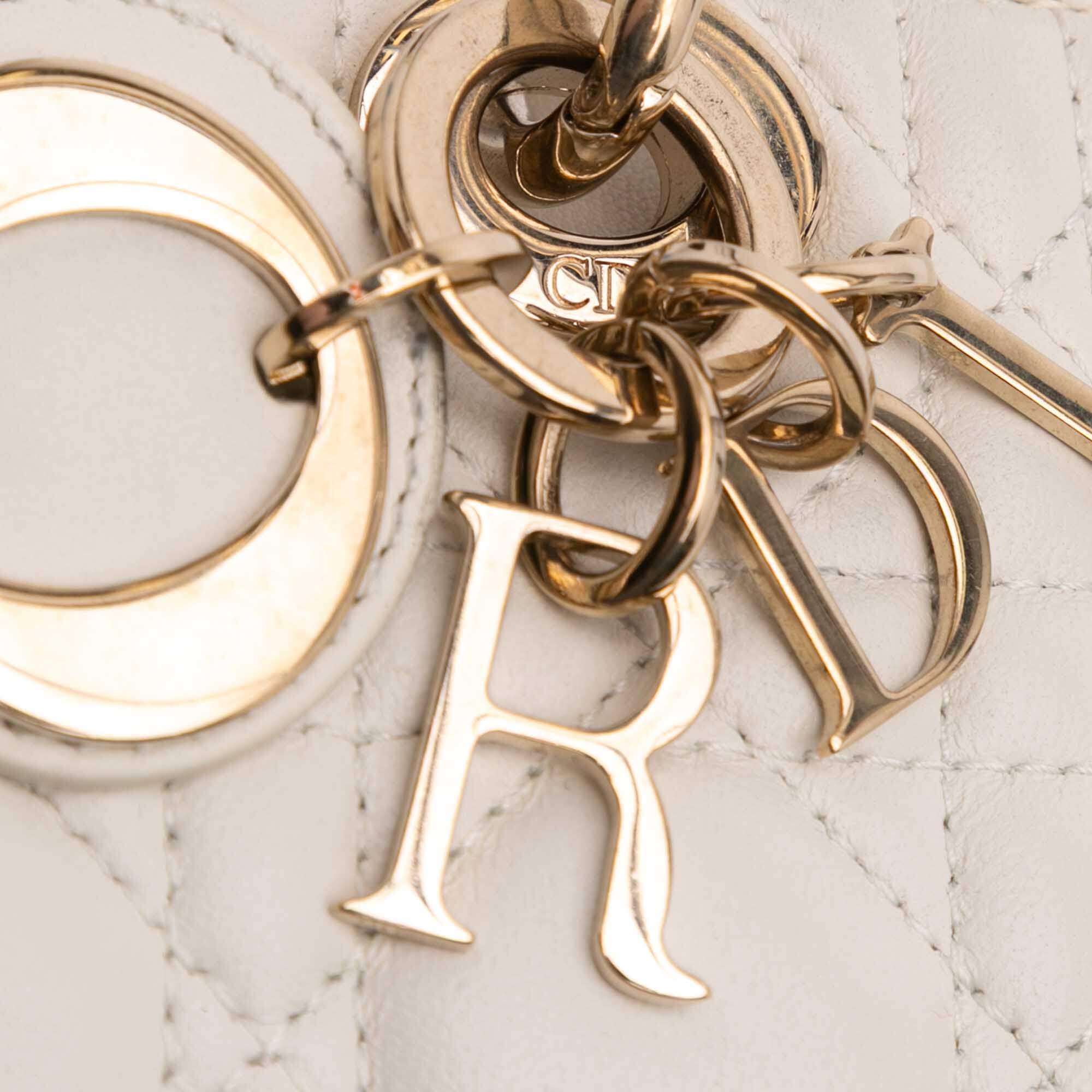 Dior Micro Lambskin Cannage Lady D Joy