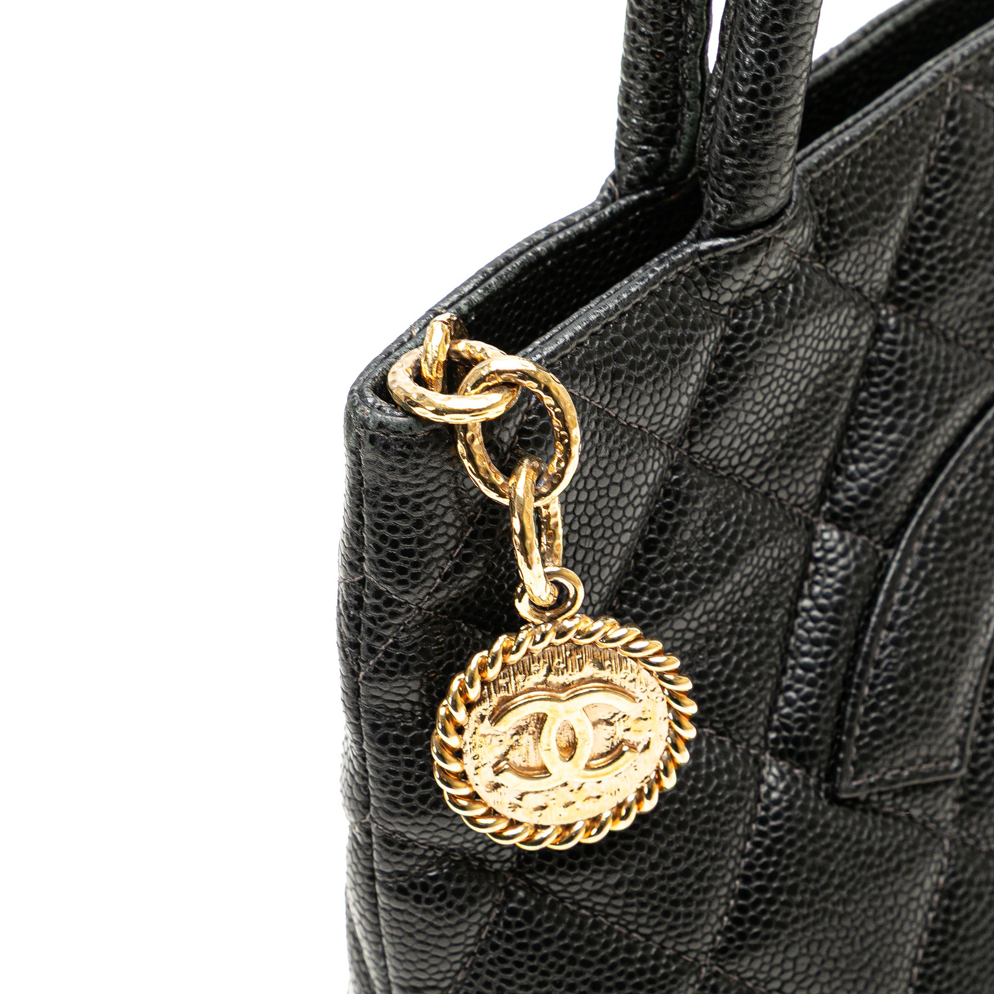 Chanel Caviar Medallion Tote - image 10