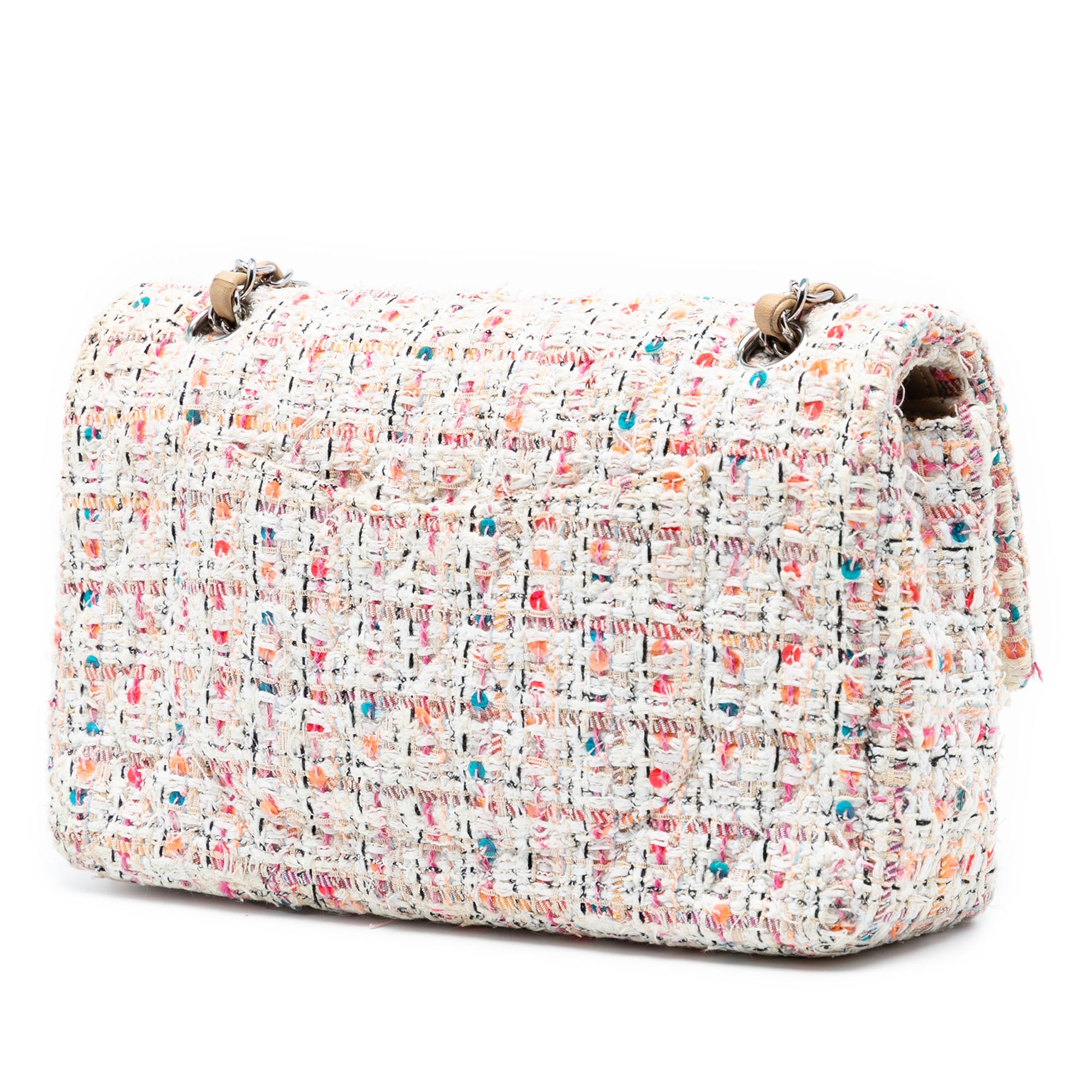 Chanel Medium Classic Tweed Double Flap - image 2
