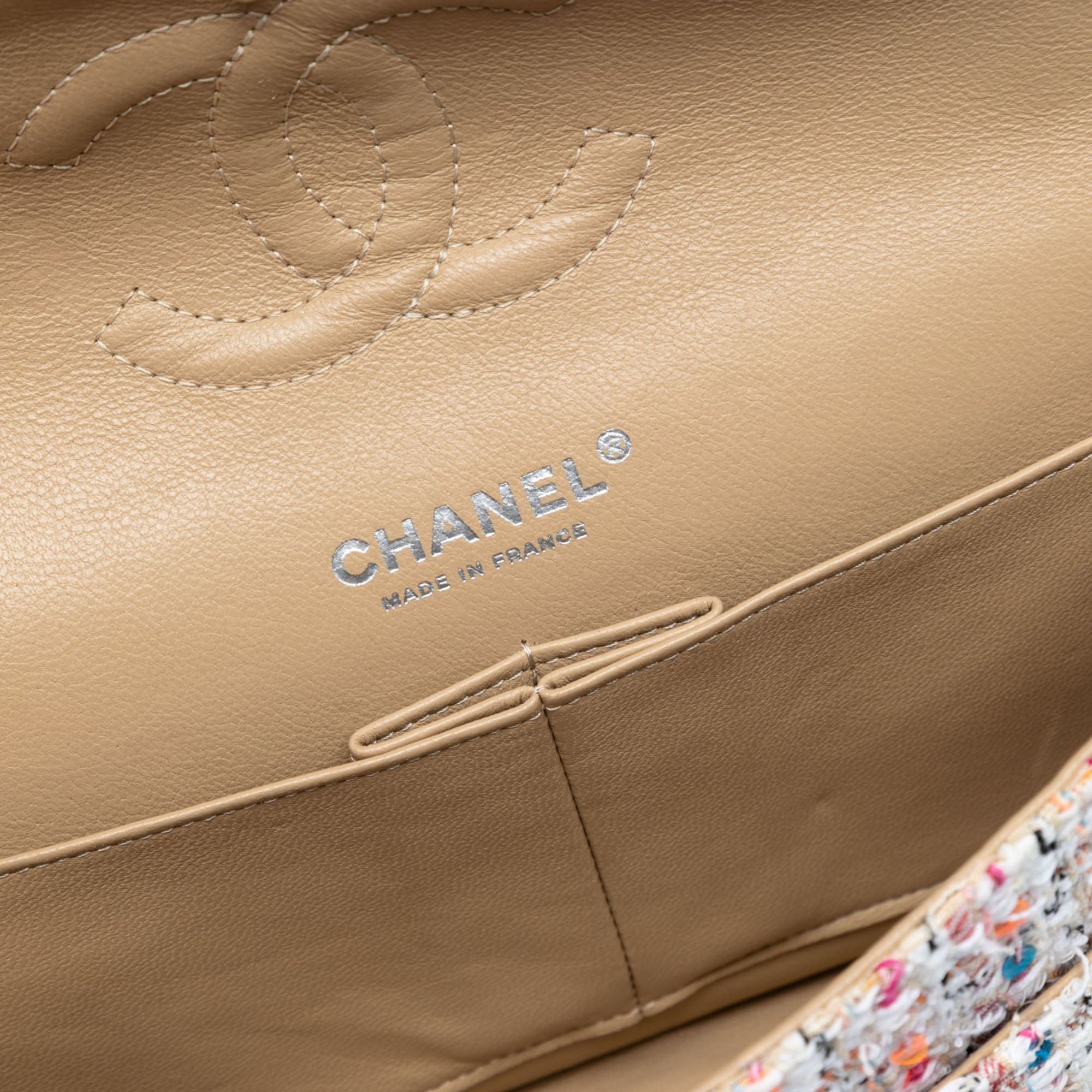 Chanel Medium Classic Tweed Double Flap - image 5