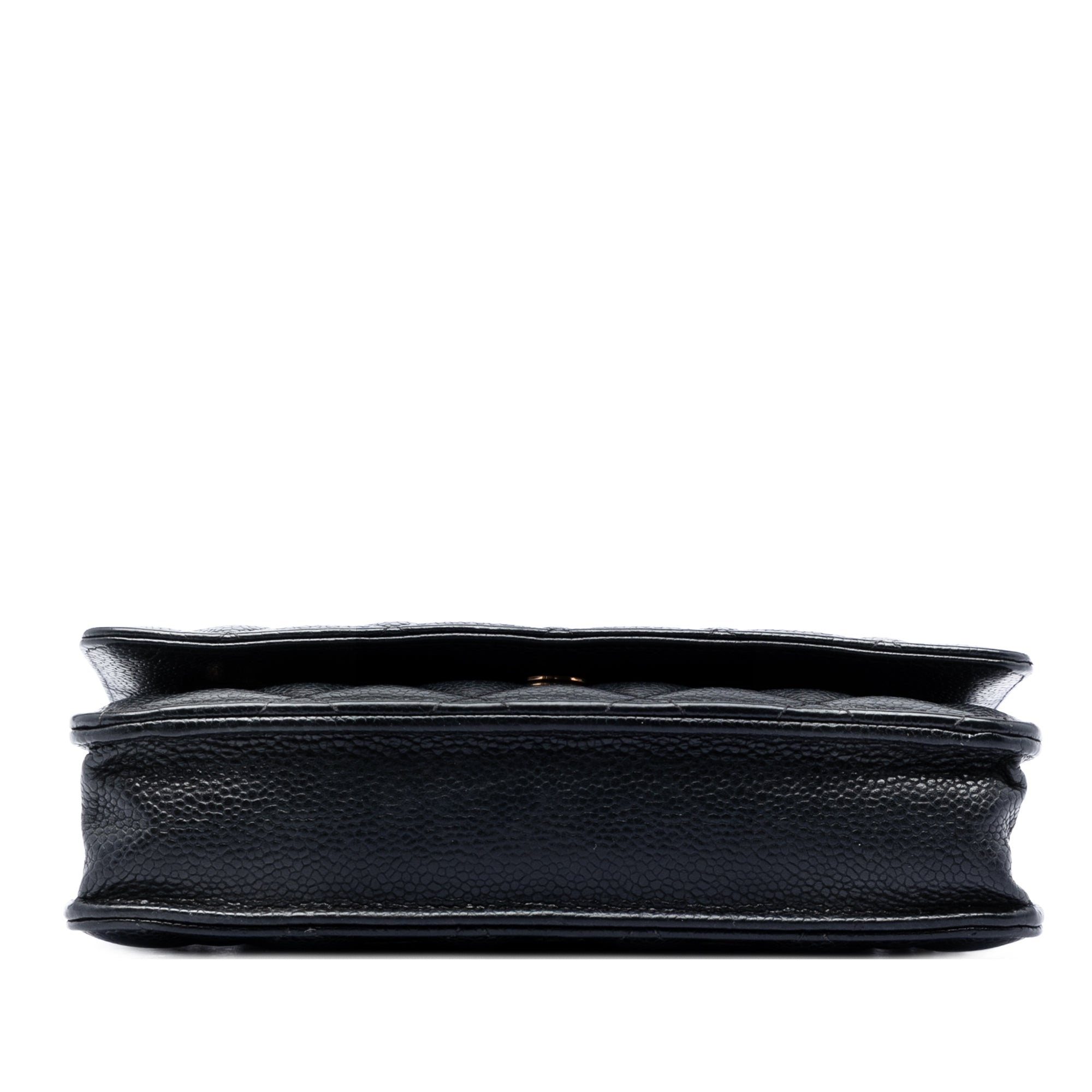 Chanel CC Quilted Caviar Wallet on Chain - image 3