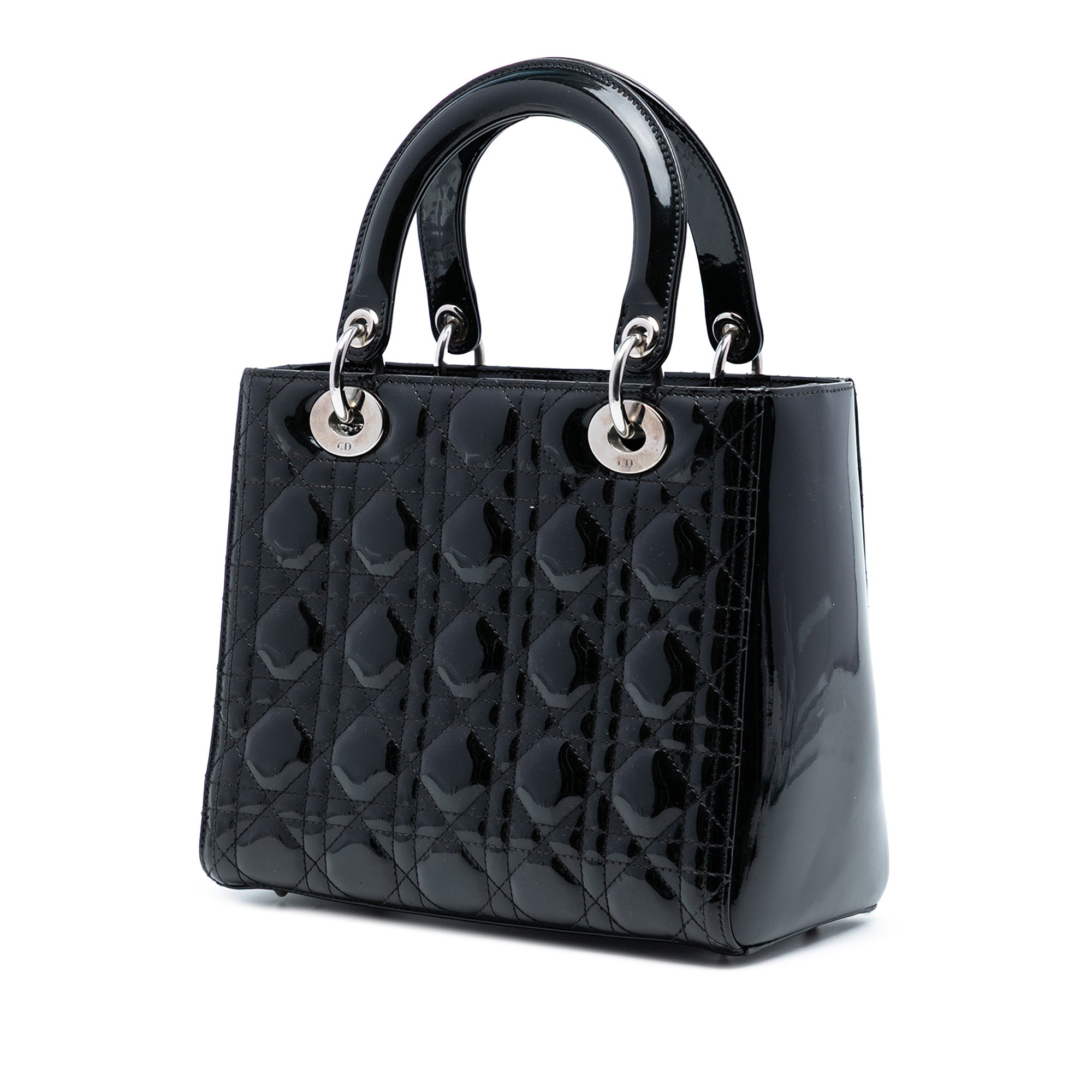 Dior Medium Patent Cannage Lady Dior - image 2