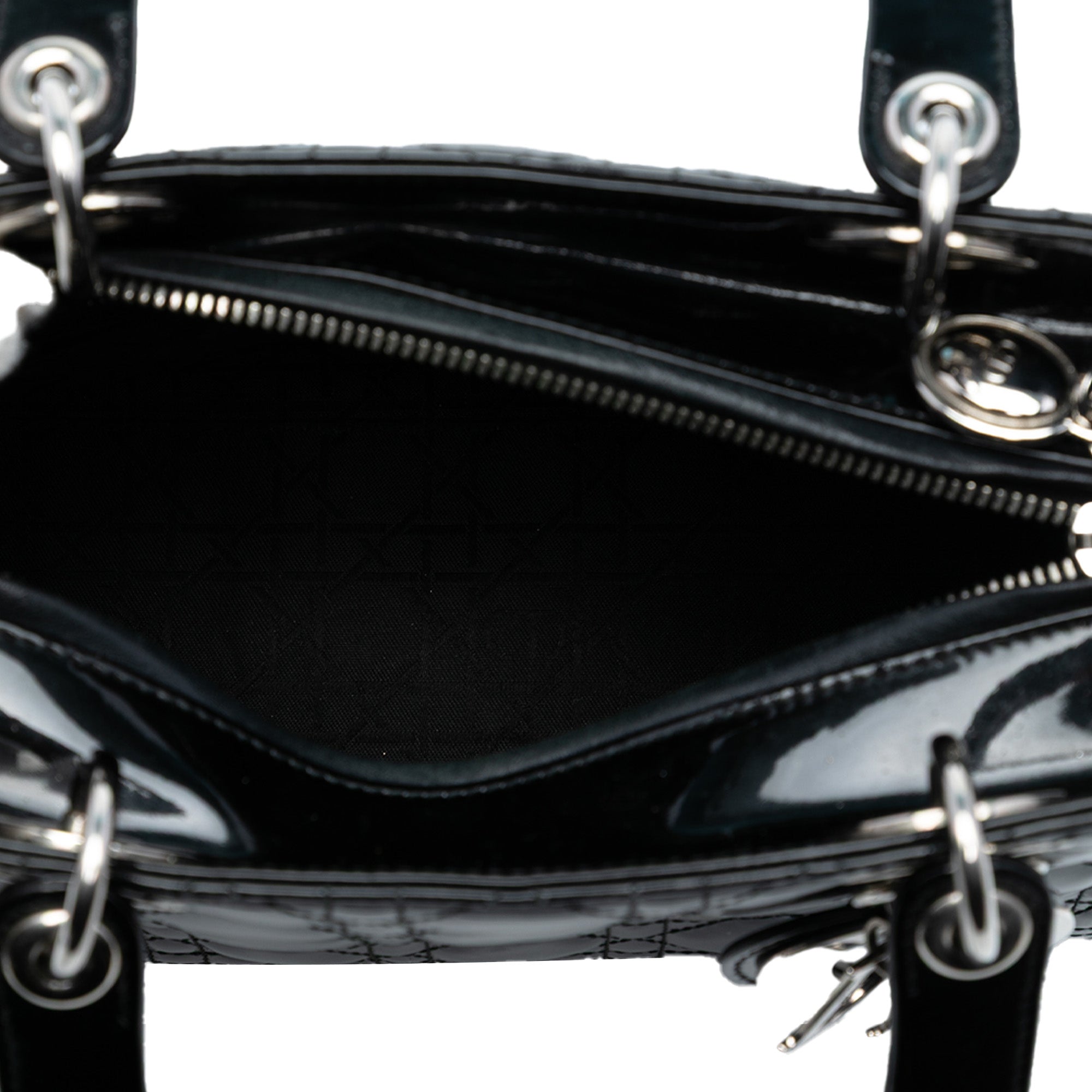 Dior Medium Patent Cannage Lady Dior - image 4