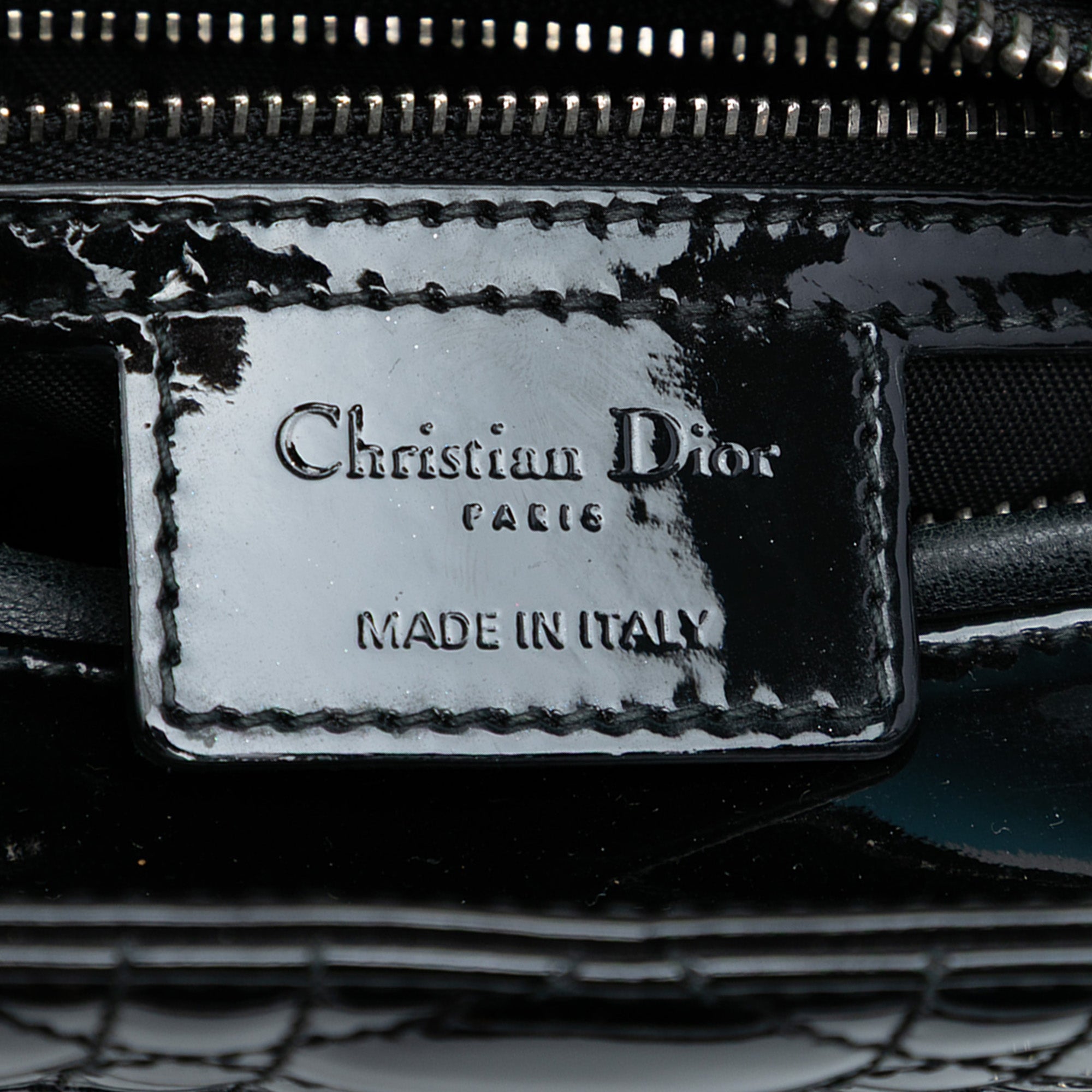 Dior Medium Patent Cannage Lady Dior - image 5