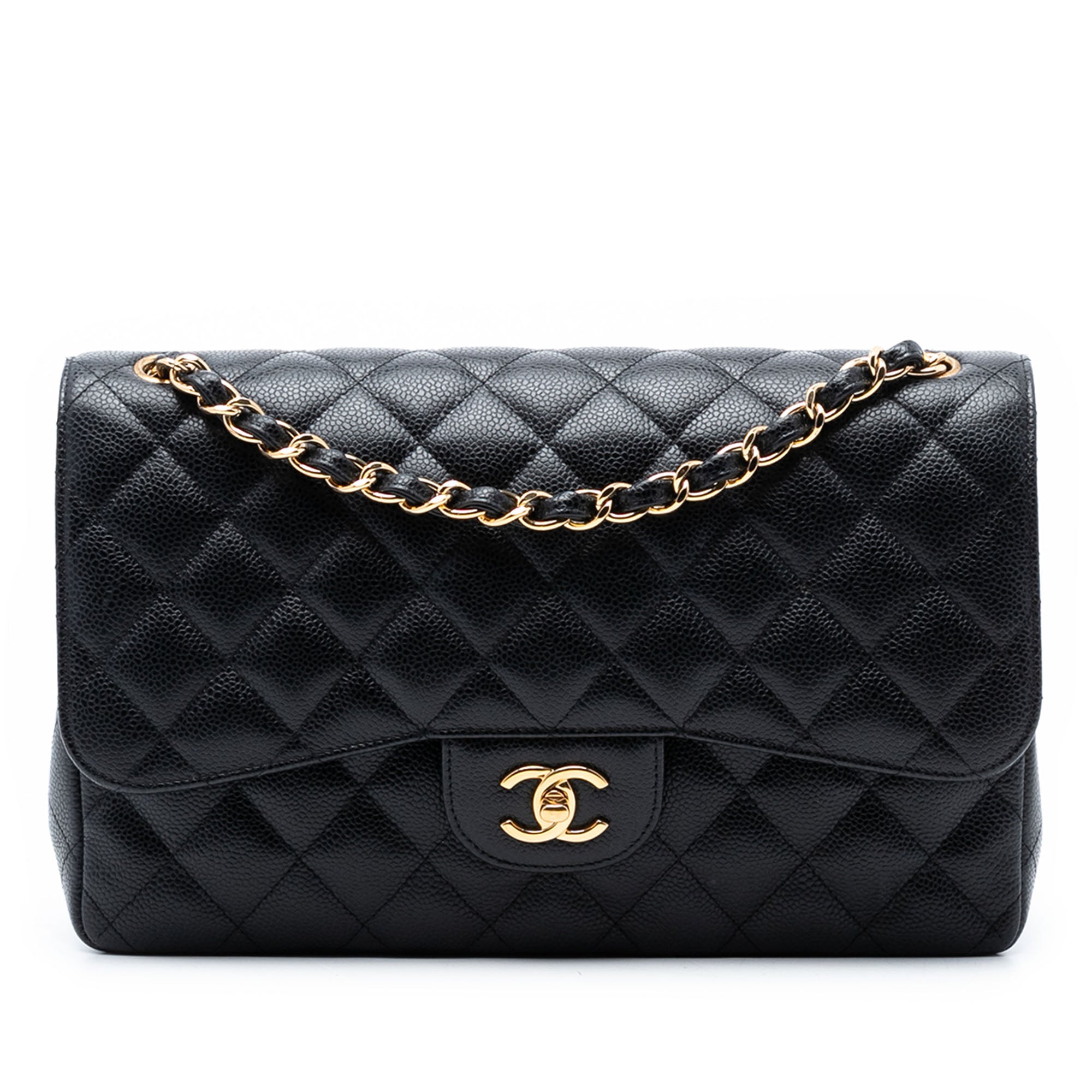 Chanel Jumbo Classic Caviar Double Flap - image 1